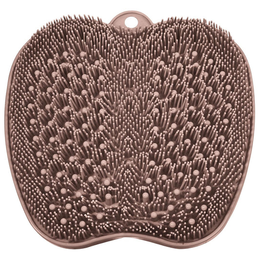 BESKAR Shower Foot Scrubber Mat with Non-Slip Suction Cups, Foot Spa Brush for Cleaning & Exfoliating Your Feet No Bend, Foot Points Reflexology Mat for Relax Your Feet