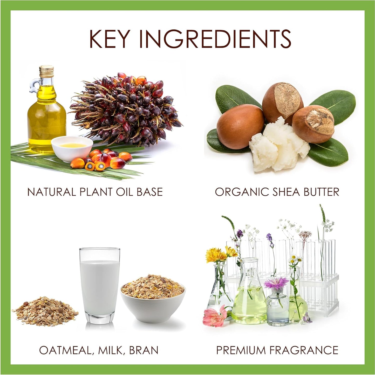 BELA Oatmeal Soap with Milk and Bran 3.3 OZ, Pack of 6, Long Lasting French Triple Milled Bar Soap with Organic Shea Butter, Hand, Face and Body Wash Bars, Made in Australia