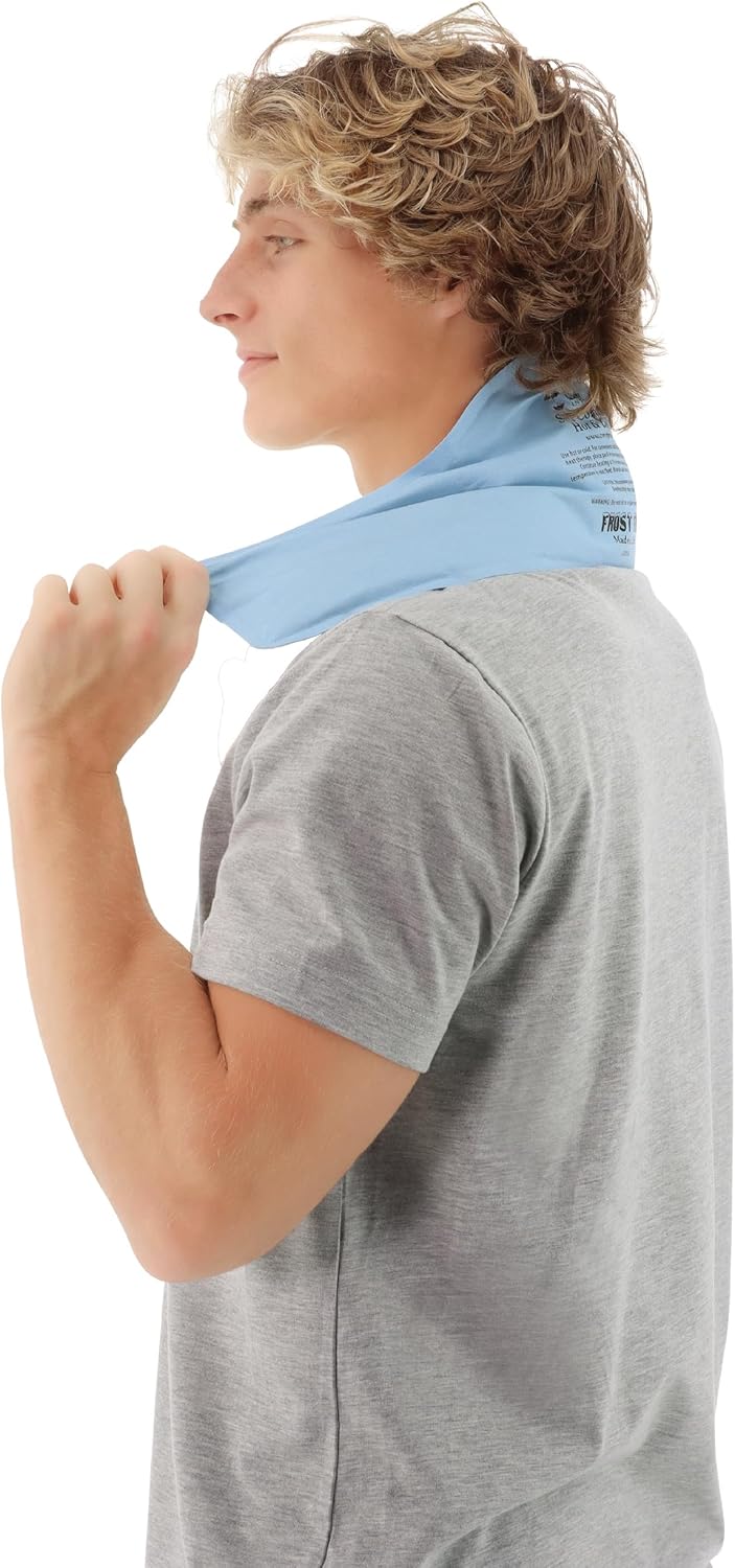 Core Products Soft Comfort CorPak – Reusable Hot & Cold Therapy Pack, Ice Pack for Injuries, No-Frost Compress for Muscle, Back & Joint Pain Relief – 6" x 20", Made in USA