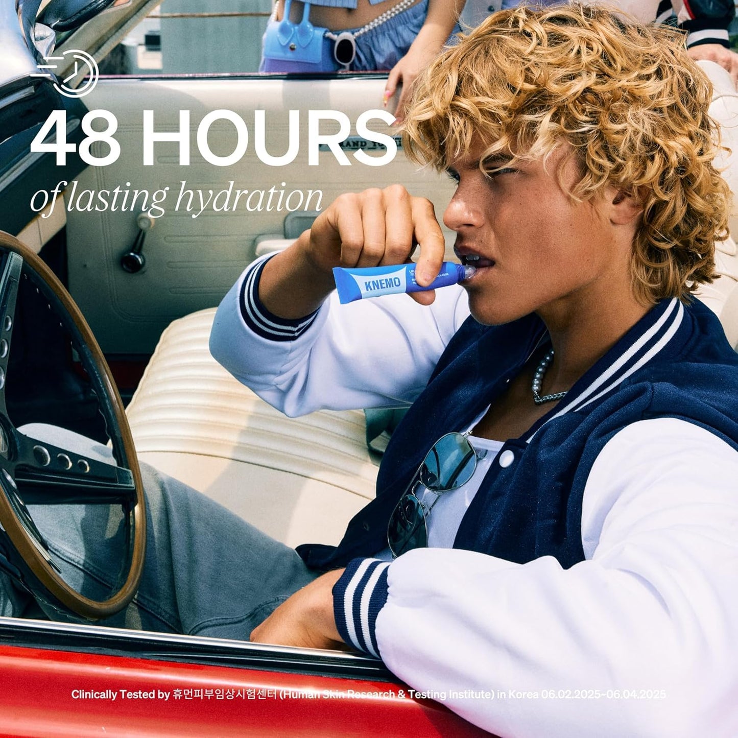 LipLock Jelly Serum for Dry Lips, Long-Lasting, Hydrating, Plumping, Glossy Mask with Rose PDRN, Carrot Collagen, Pillow Peptide, Moisturizing Tinted Lip Balm. (Crystal Clear)