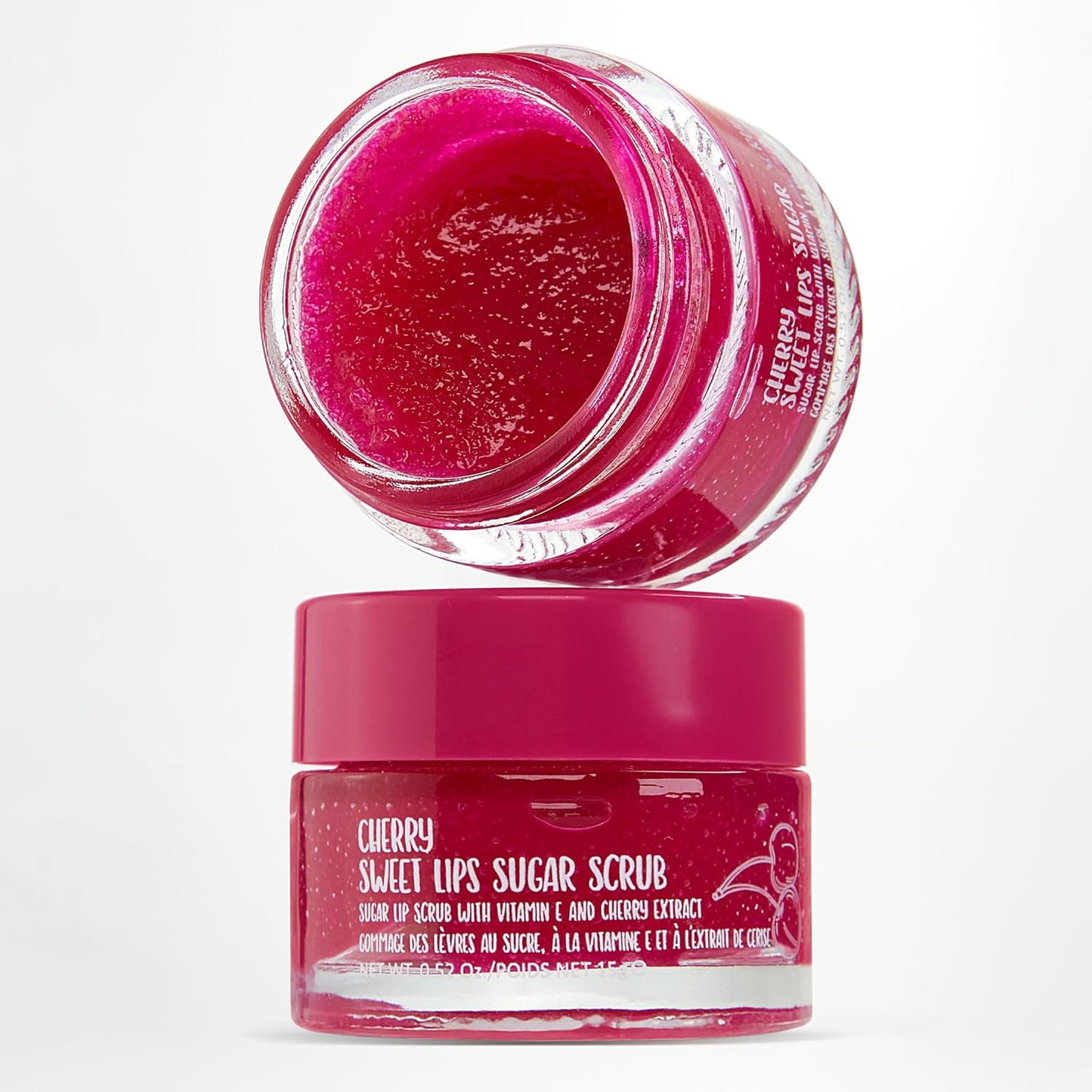 W7 Sweet Dreams Lip Care Trio - 3 Piece Gift Set - Overnight Lip Mask, Lip Balm & Lip Scrub - Cherry