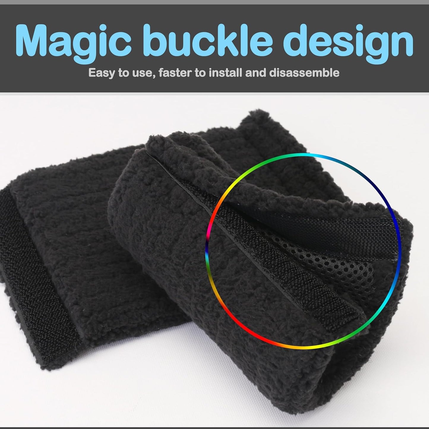 Walker Handle Pads Walker Handle Cushions Walker Padded Hand Grip Covers Mobility Aid (WH2507B)