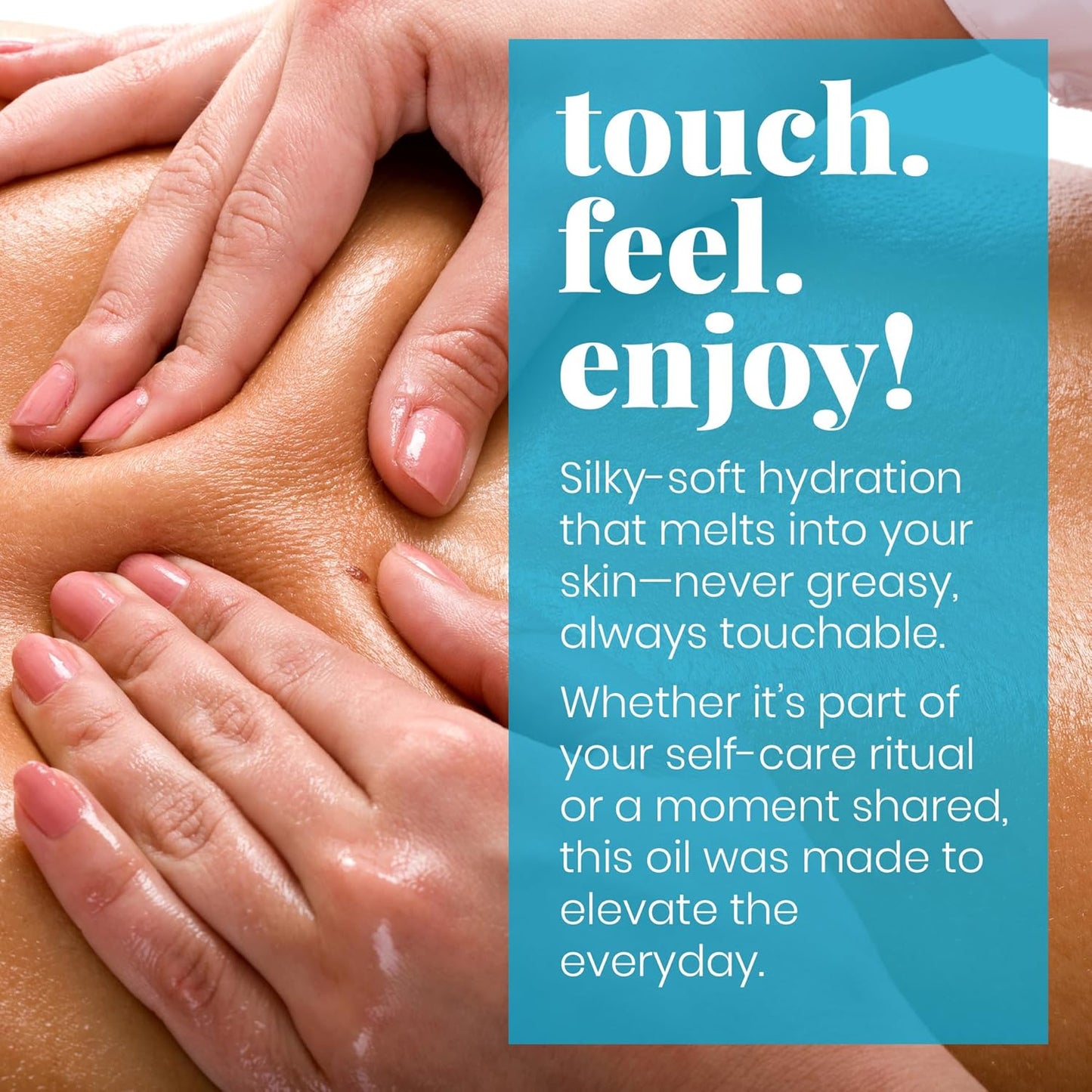 Skinsations - Lavender Massage Oil for Massage Therapy - 16oz | Body Oil for Stress Relief, Relaxation & Aromatherapy | Sweet Almond, Jojoba, Coconut & Grapeseed Oils