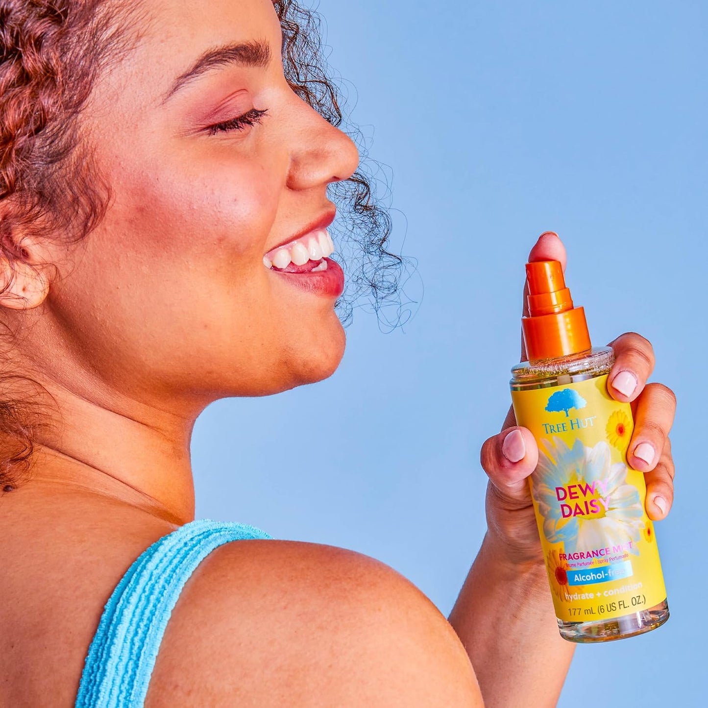 Tree Hut Dewy Daisy Fragrance Mist | Spritz On for a Refreshed Feel or Layer with Your Favorite Scents | Versatile Body Spray | 6 fl oz.
