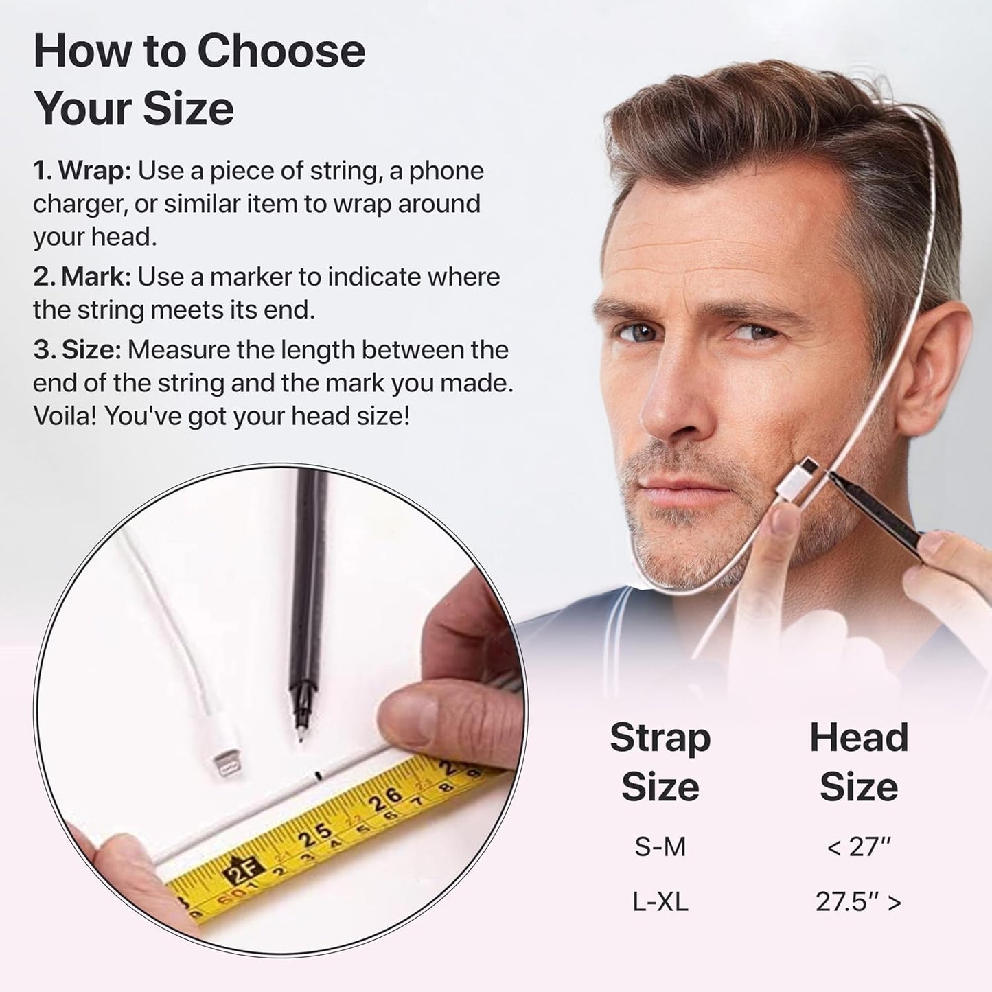 Chin Strap for CPAP Users | Comfortable Mouth Support to Encourage Closed Mouth Positioning Nasal Breathing for Men and Women Who Breathe Through The Mouth During Sleep by PIDOTI (Black, L-XL)