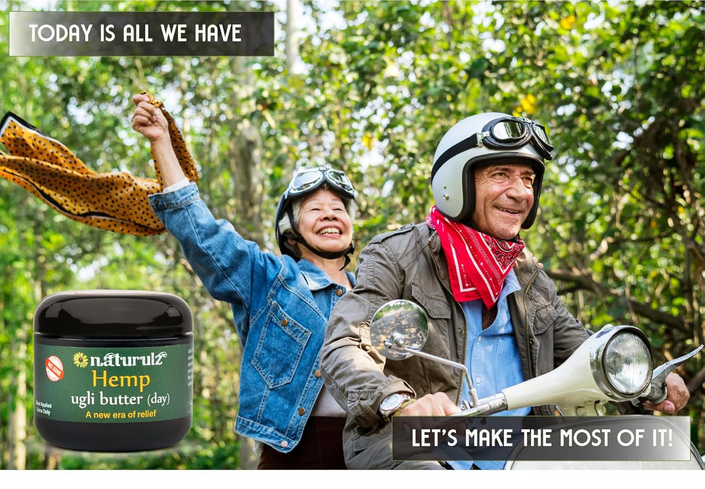 Naturulz Bundle and Save!!! - 2 Items - Ugli Butter Day & Total Foot Repair- Soothe Discomfort & Treat Dry Cracked Skin