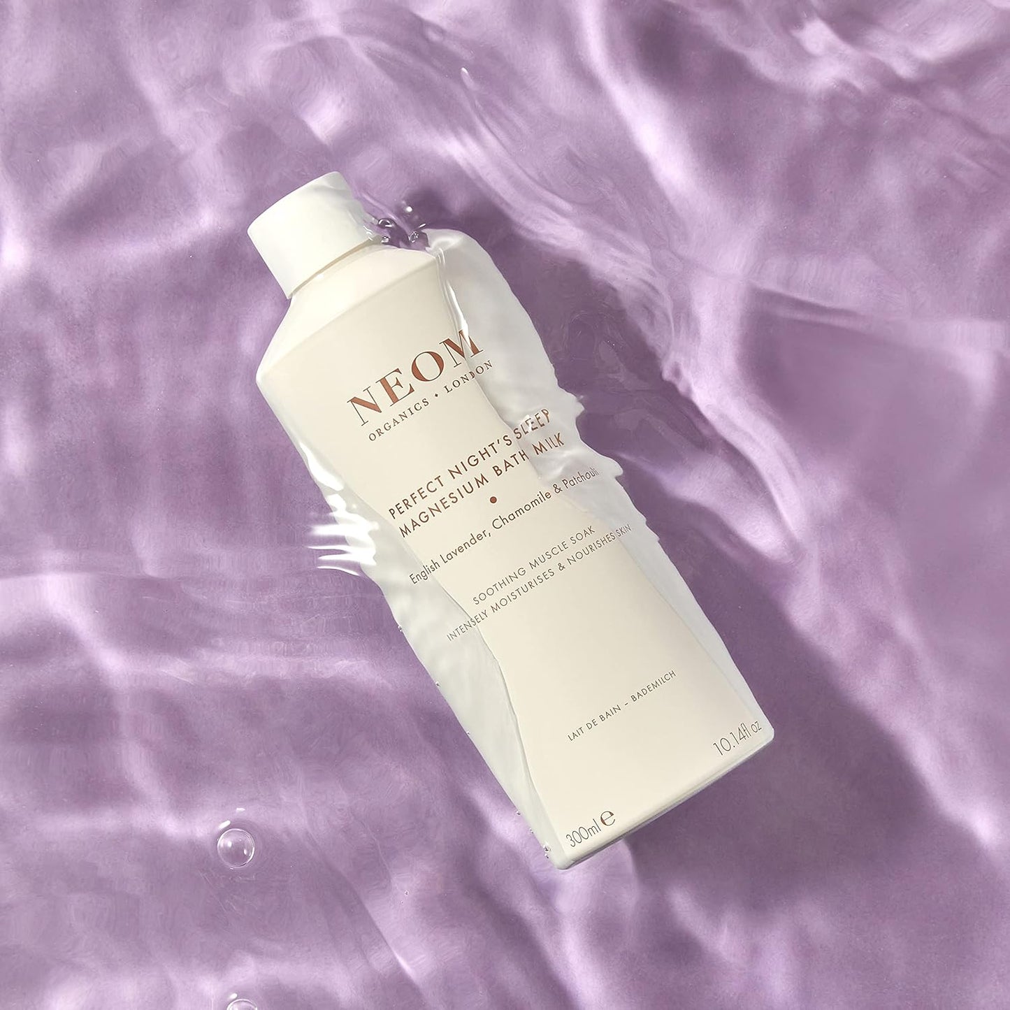 NEOM- Magnesium Bath Milk (Perfect Night's Sleep), 10.14 Ounce (Pack of 1), White