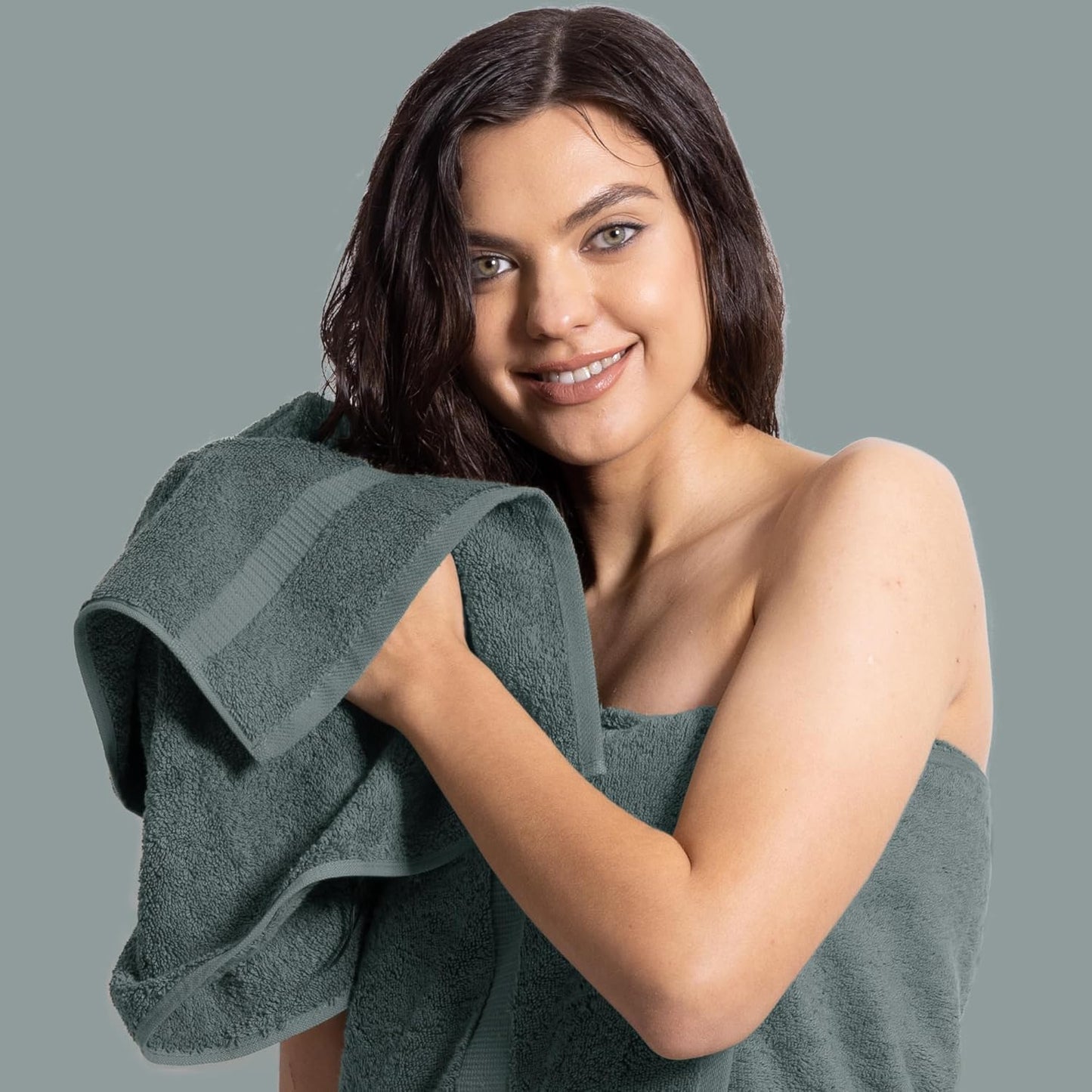 Chakir Turkish Linens | Hotel & Spa Quality 100% Cotton Premium Turkish Towels | Soft & Absorbent (6-Piece Hand Towels)