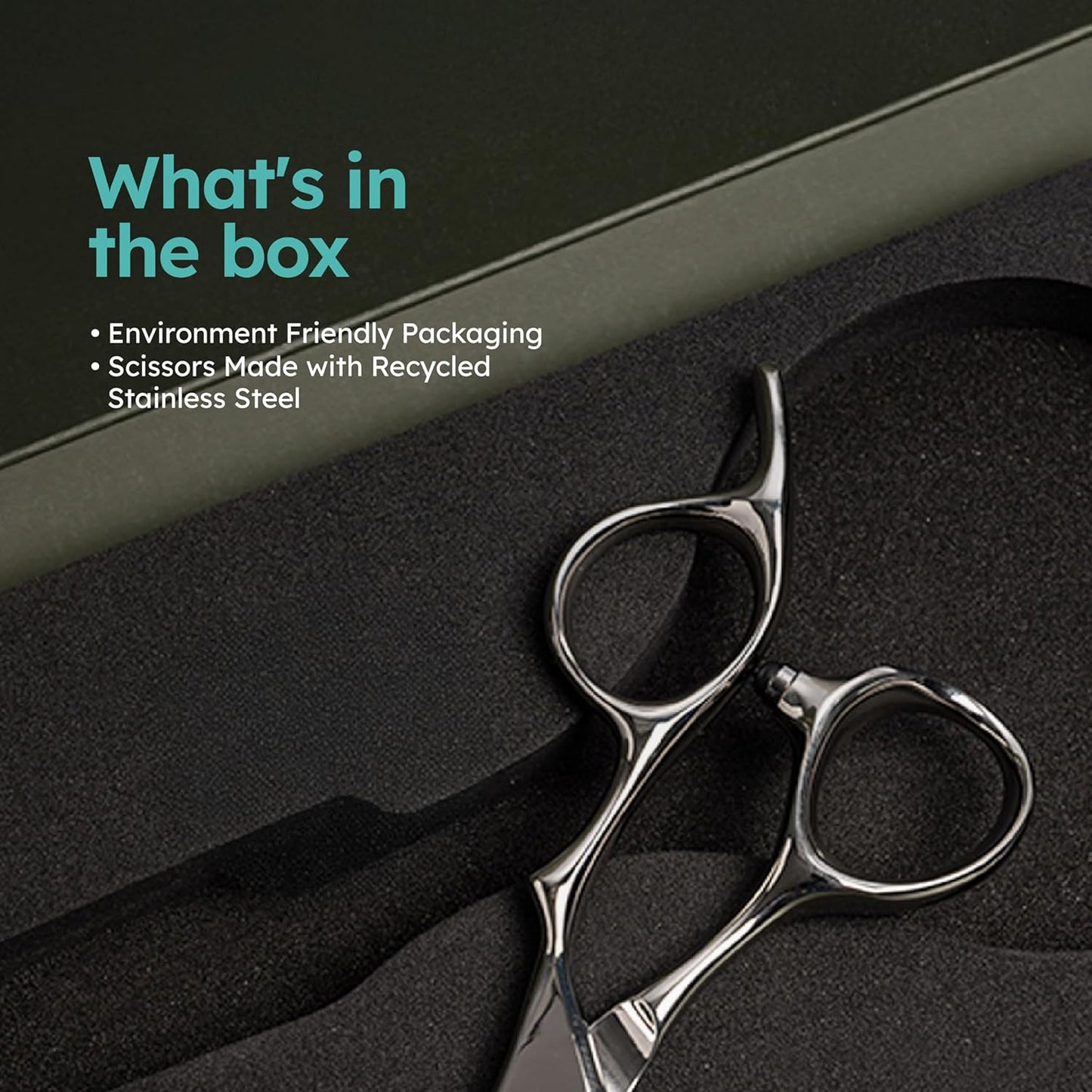 K9 6.5" Hair Scissors for Slide Cutting – Creating Clean, Defined Lines for a Polished haircut, Handcrafted, Ergonomic Handle, Barber Shears Made with Premium VG10 Steel for Superior Durability