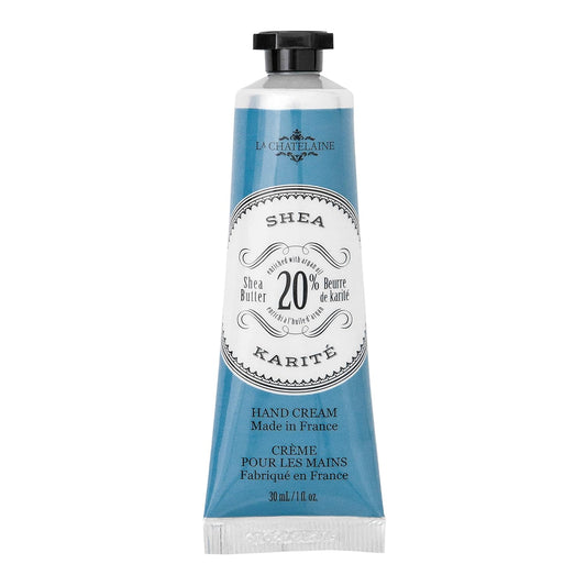 La Chatelaine 20% Shea Butter Hand Cream, Travel Size, Organic Argan Oil, Moisturizing, Nourishing, Extra-Rich Hand Lotion, Made in France, Paraben Free, 1 oz / 30ml (Shea)