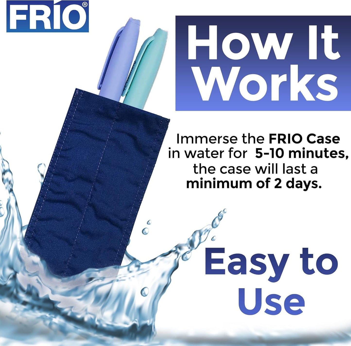 FRIO DUO Insulin Cooler Wallet - Keep Medication Cool for 45+ Hours Insulin Bag - Perfect for Travel and Everyday Use