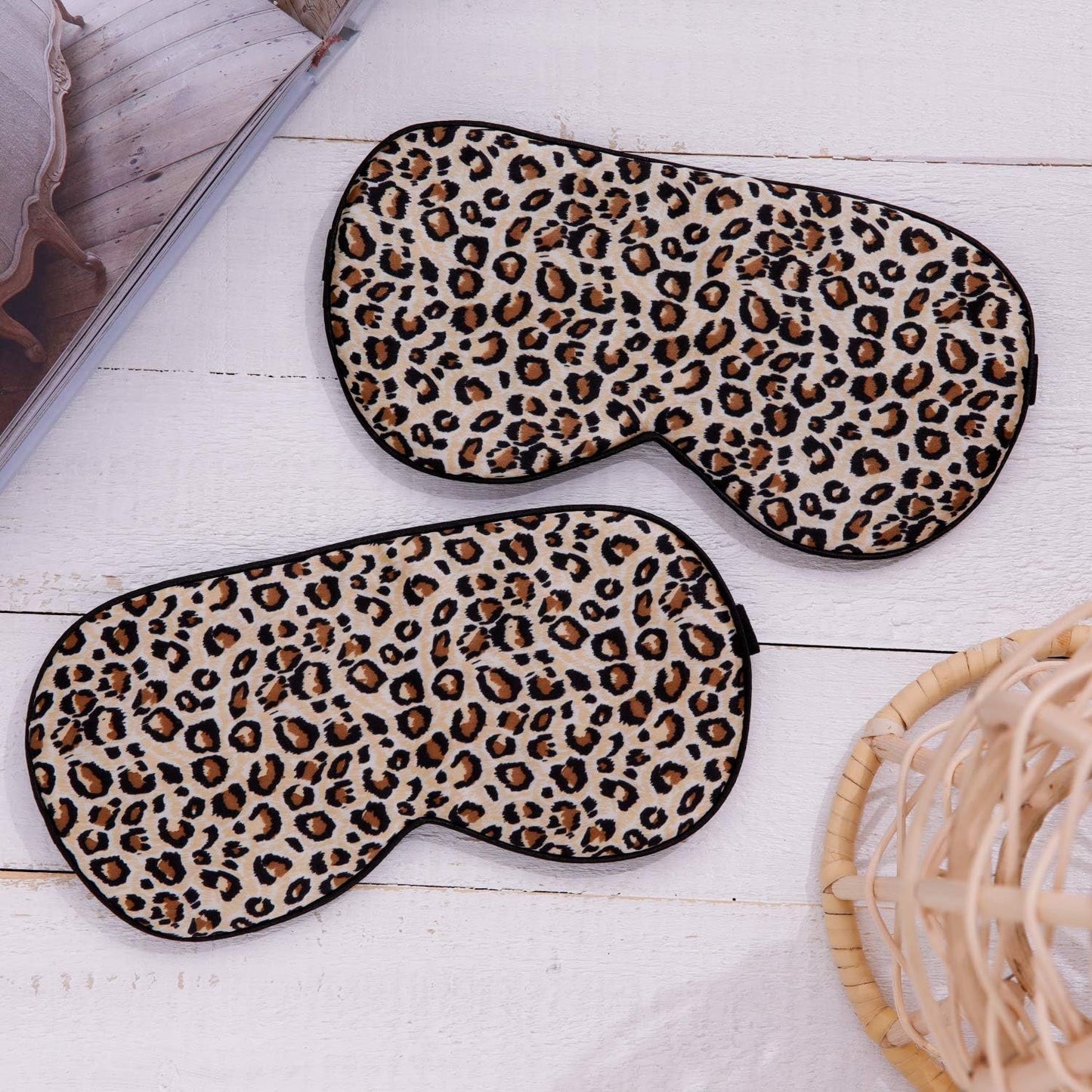 MAXFEEL Feel 100% Pure Silk Eye Mask - Sleep Eye Cover in Floral Colors (#41)