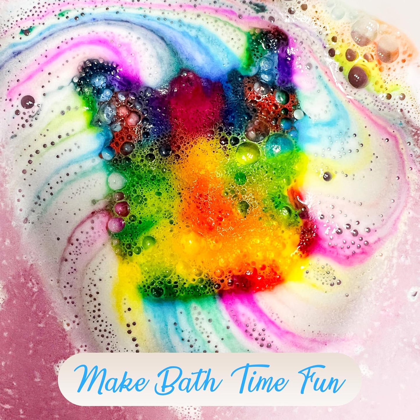 Basic Bliss Paint Your Own Bath Bombs for Kids, 3 Shapes Infused with Essential Oils, Ideal for Kids Birthday Activity or Making Bubble Baths More Fun, Gentle and Safe Skin Care for Kids, Boys & Girls