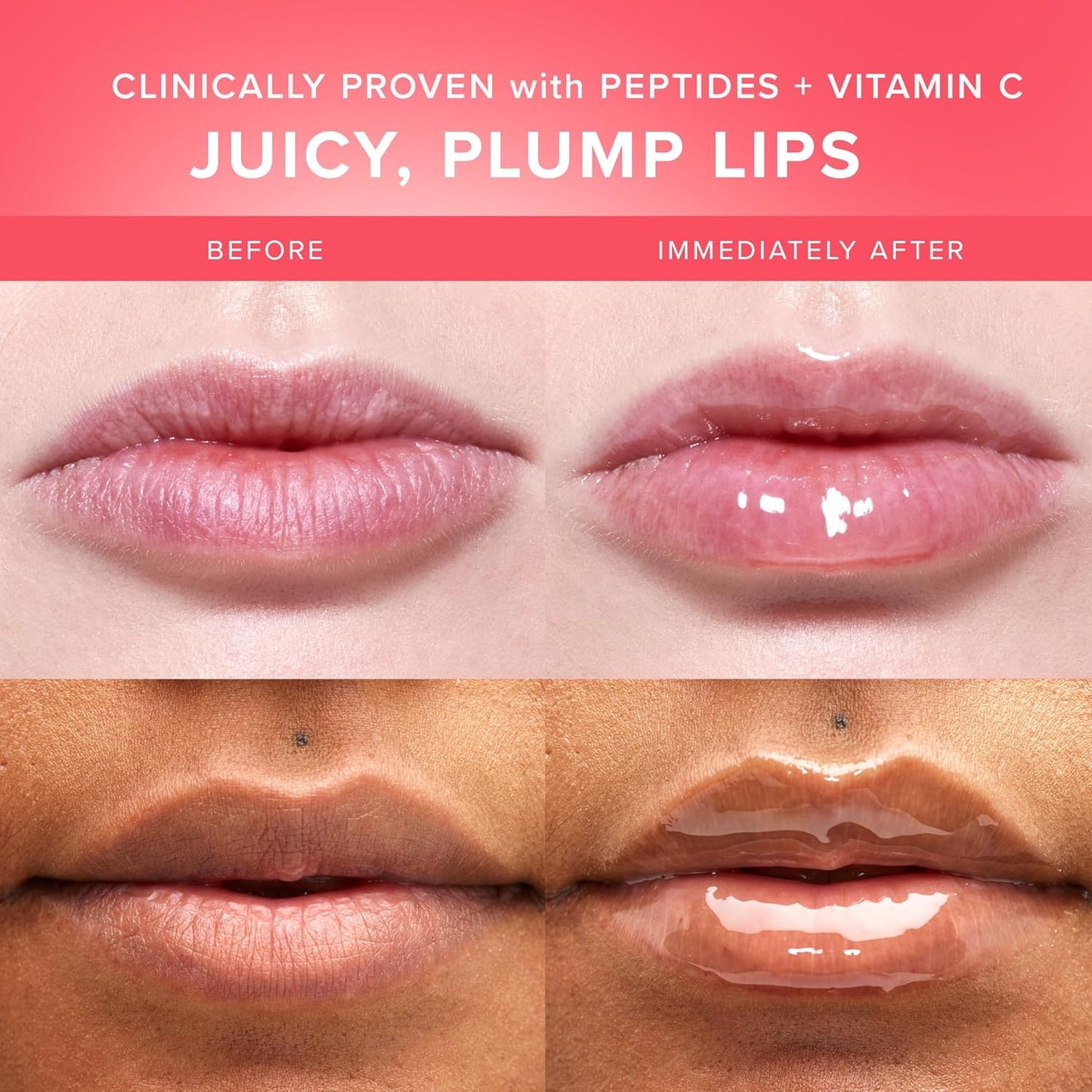 Farmacy Peptide Lip Smoothie - Hydrating Lip Balm with Vitamin C to Visibly Plump & Smooth Lines - Nourishing Treatment with a High-Gloss Finish - Apple (10g)