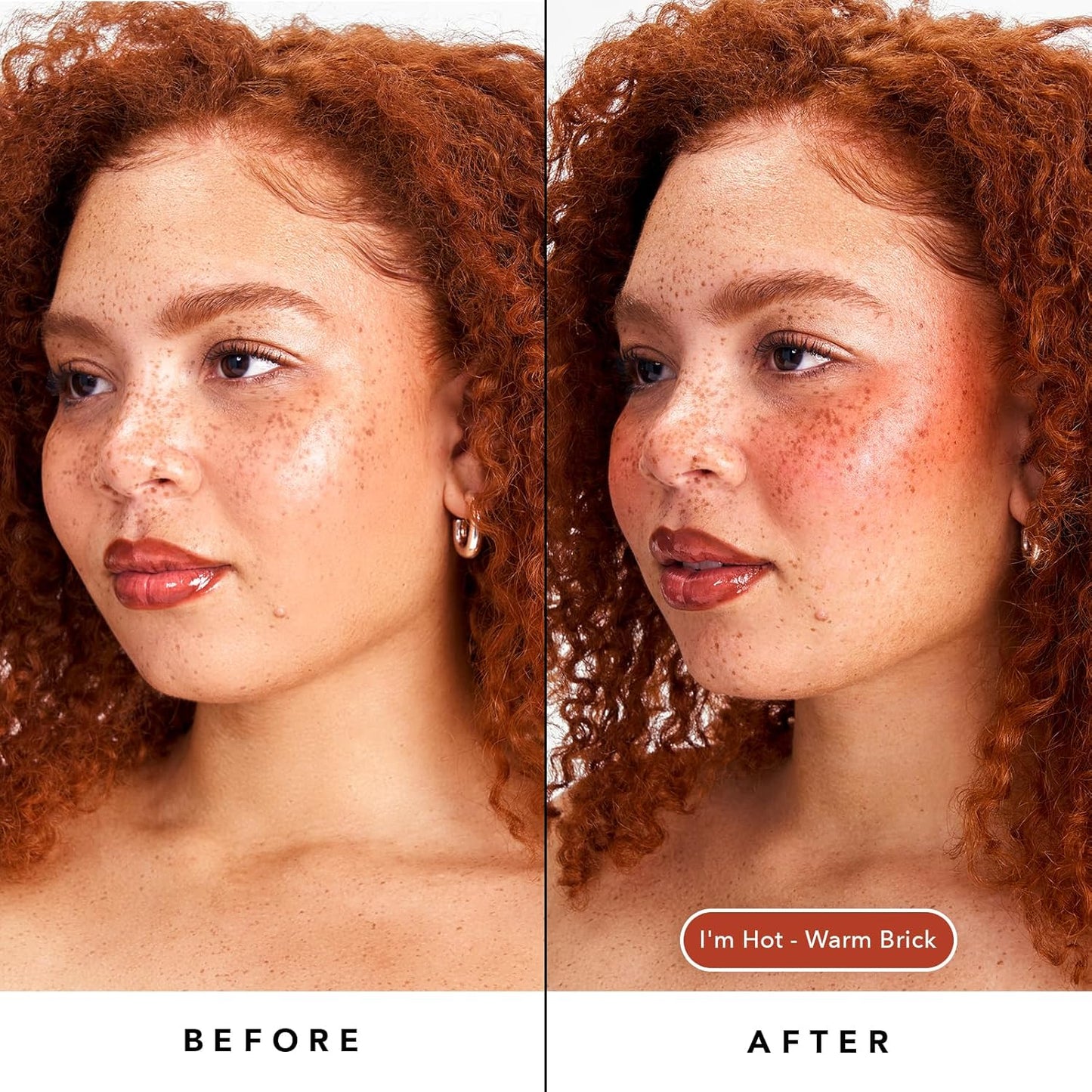 Sacheu Cheek STAY-N Liquid Blush for Cheeks — High Pigment, Buildable, Lightweight Cream Blush Infused With Squalane, for Dewy & Radiant Flushed Cheeks — Long-lasting & Cruelty Free, I'm Hot