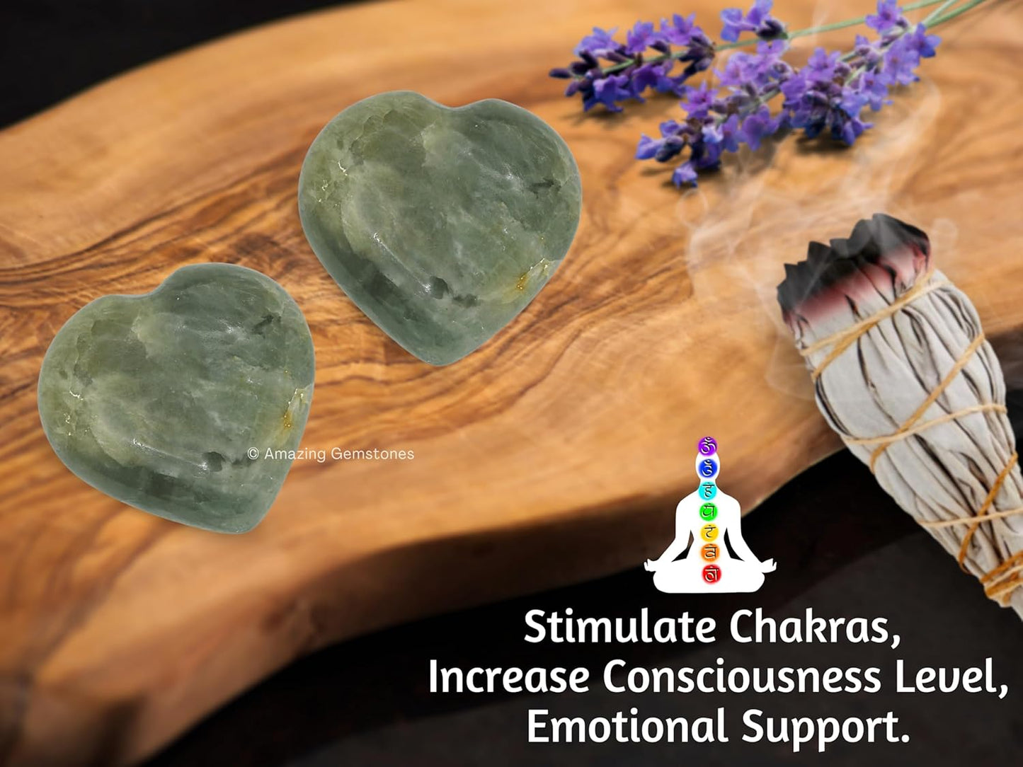 Amazing Gemstone Yellow Aquamarine Crystal Heart Palm Stone - Pocket Massage Worry Stone for Natural Body Chakra Balancing, Reiki Healing and Crystal Grid