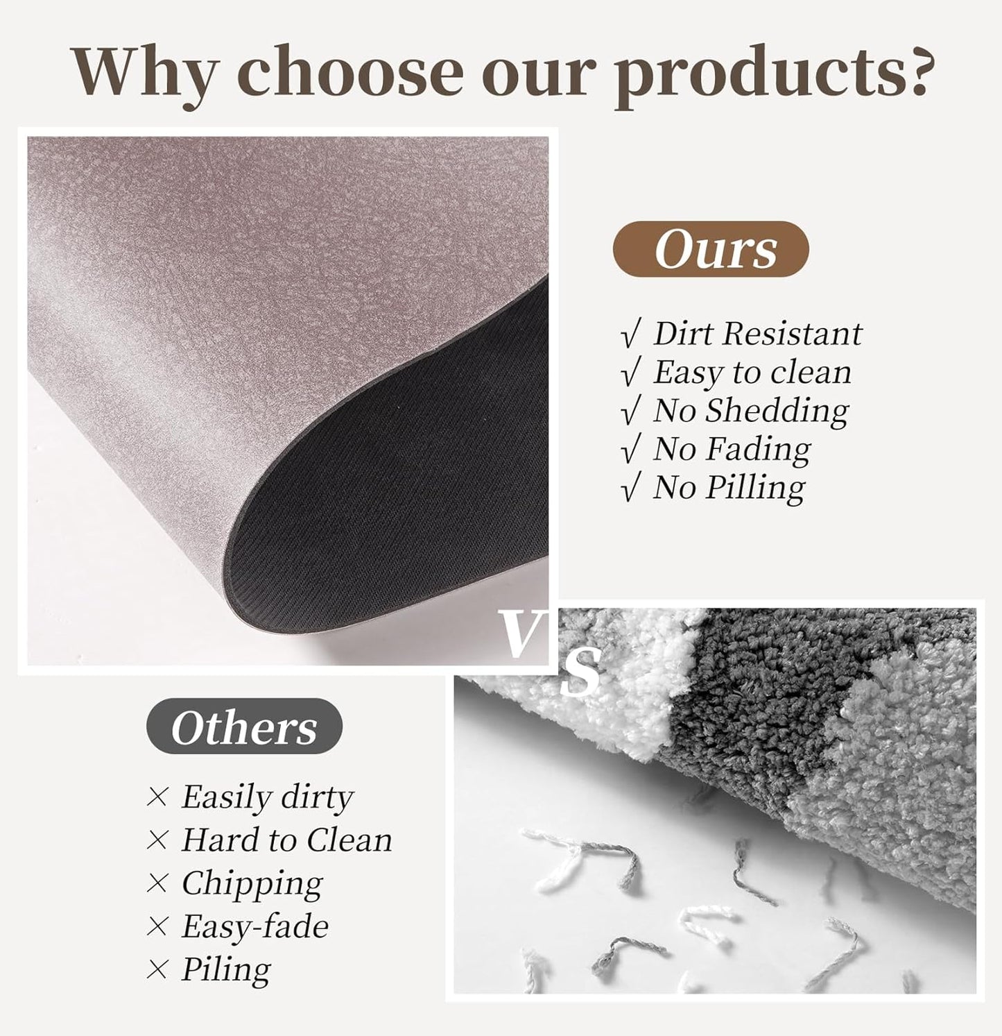 Bath Mat Rugs 32x17 - Diatomaceous Earth Bath Mat Quick Dry Absorbing Bathroom Rugs Rubber Non Slip Thin Bathroom Mat Fit Under Door, Bath Mats for Bathroom Floor, Tub and Shower, Sink, Blush Pink