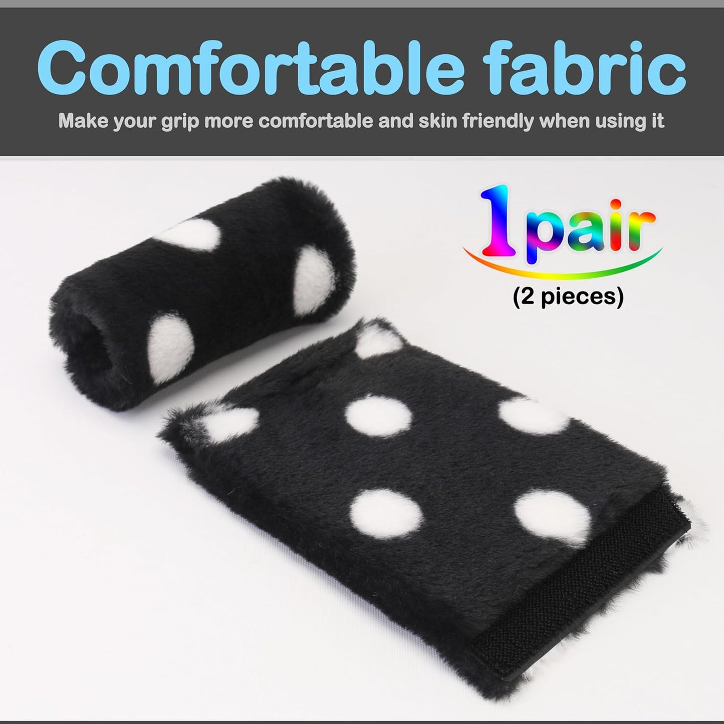 Walker Handle Pads Walker Handle Cushions Walker Padded Hand Grip Covers Mobility Aid (WH2502B)