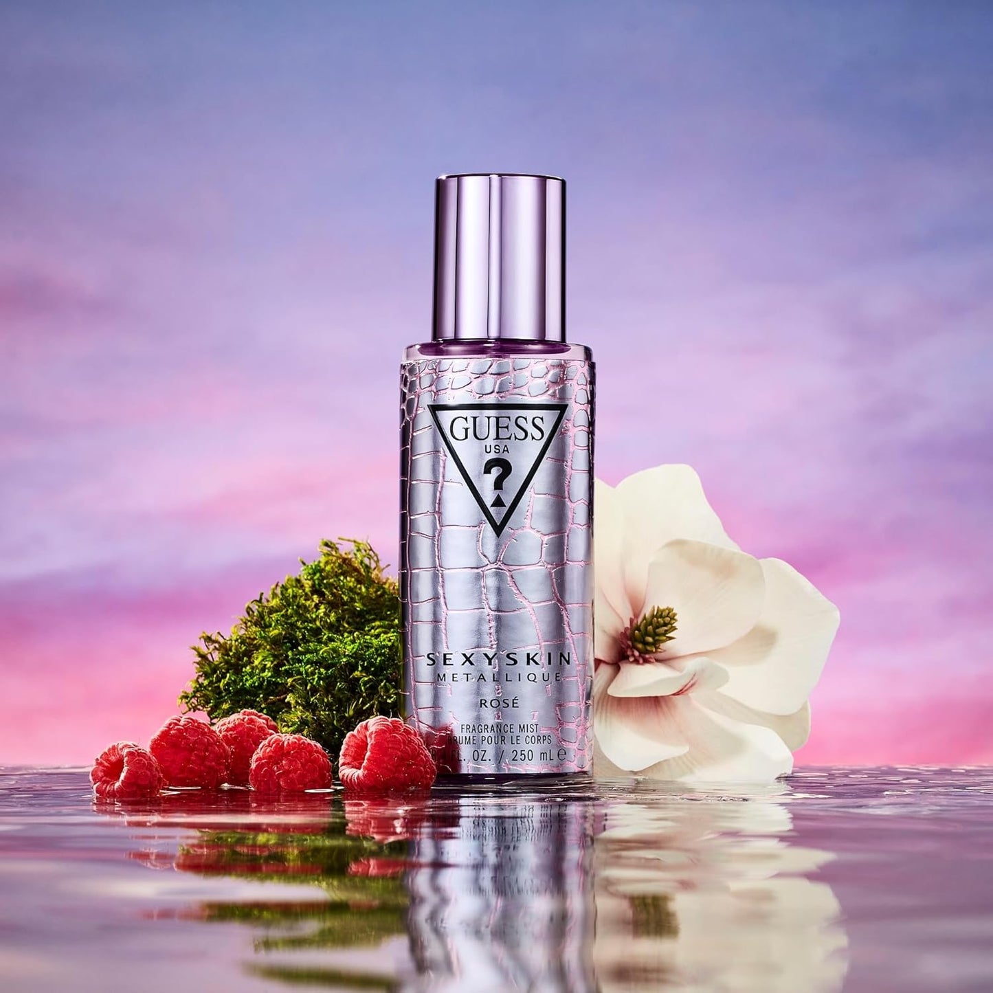 GUESS Sexy Skin Metallique Rosé Fragrance Mist For Women, 8.4 Fl. Oz.