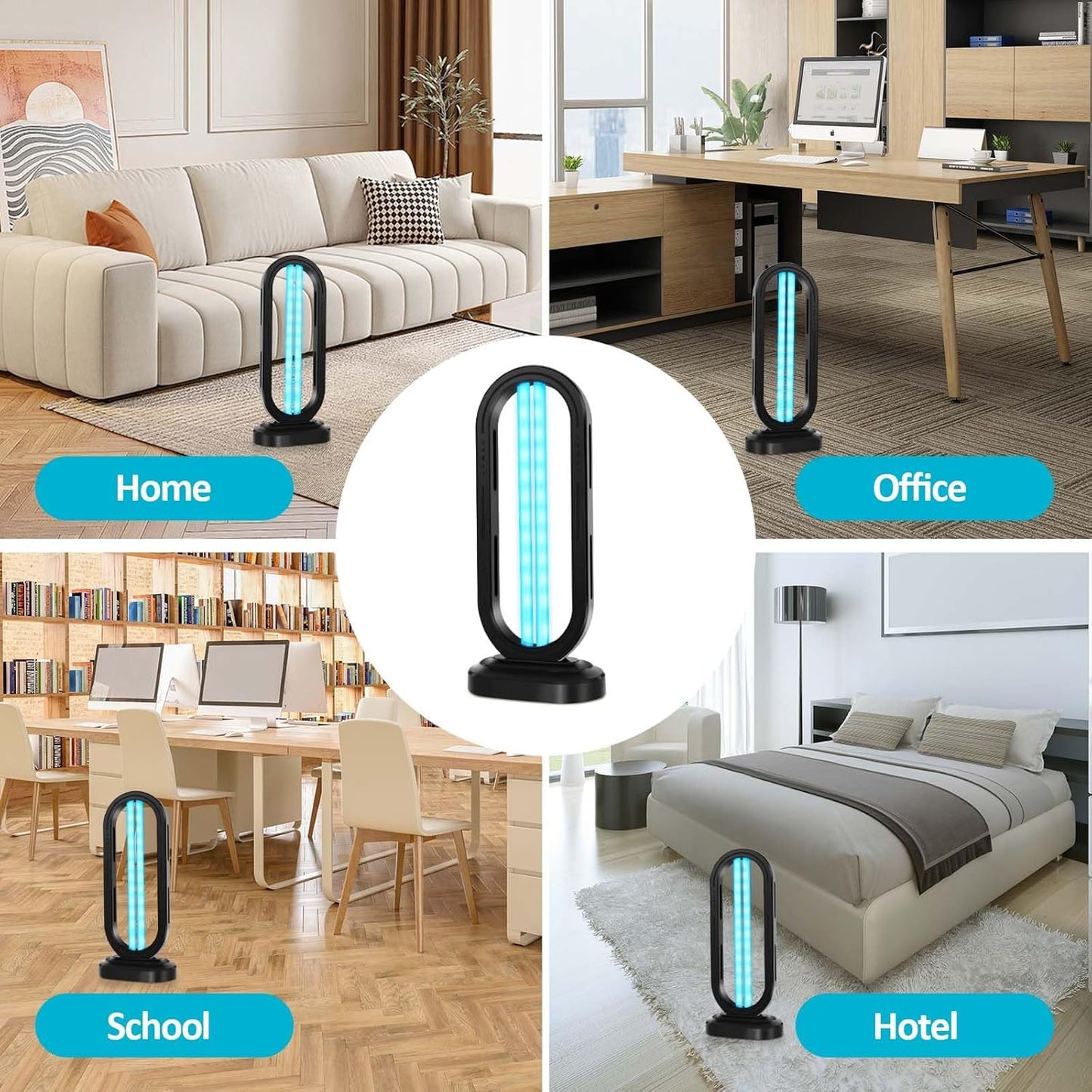 UV Light Sanitizer Replacement Light Bulb with Ozone,38W UV Light Bulb,UVC Home Disinfection Device Light Bulb,1 Count