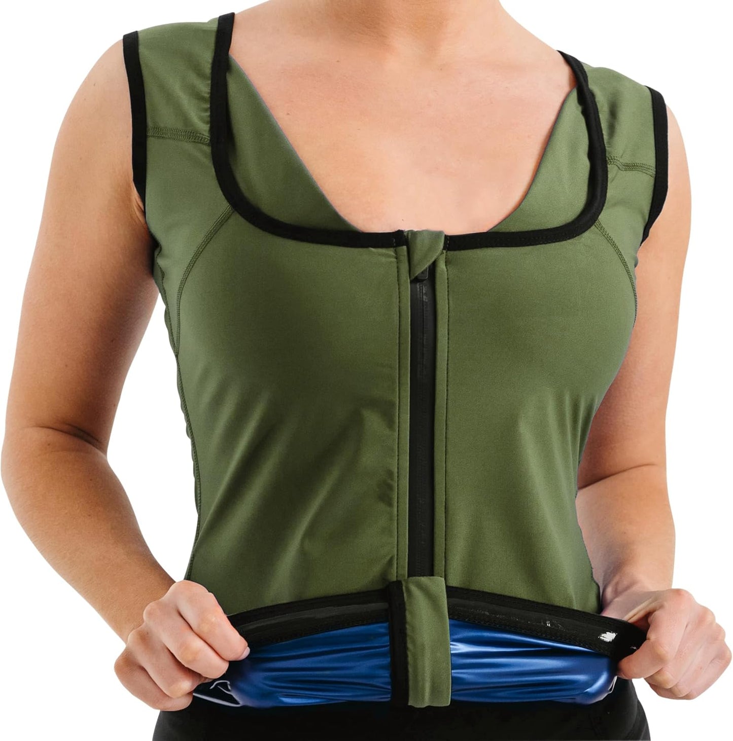 RDX Women’s Sauna Vest Heat Trapping Sweat Waist Trainer - Reach Oeko TEX 100 Certified Body Shaper