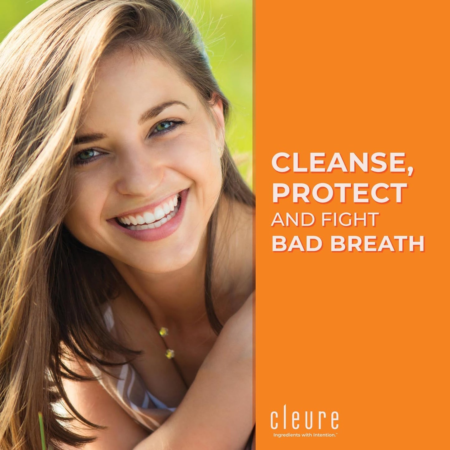 Cleure Alcohol Free Mouthwash with Xylitol & Baking Soda - Gentle Fluoride Free Mouth Wash for Adults & Kids - Cranberry (16 oz, Pack of 1)