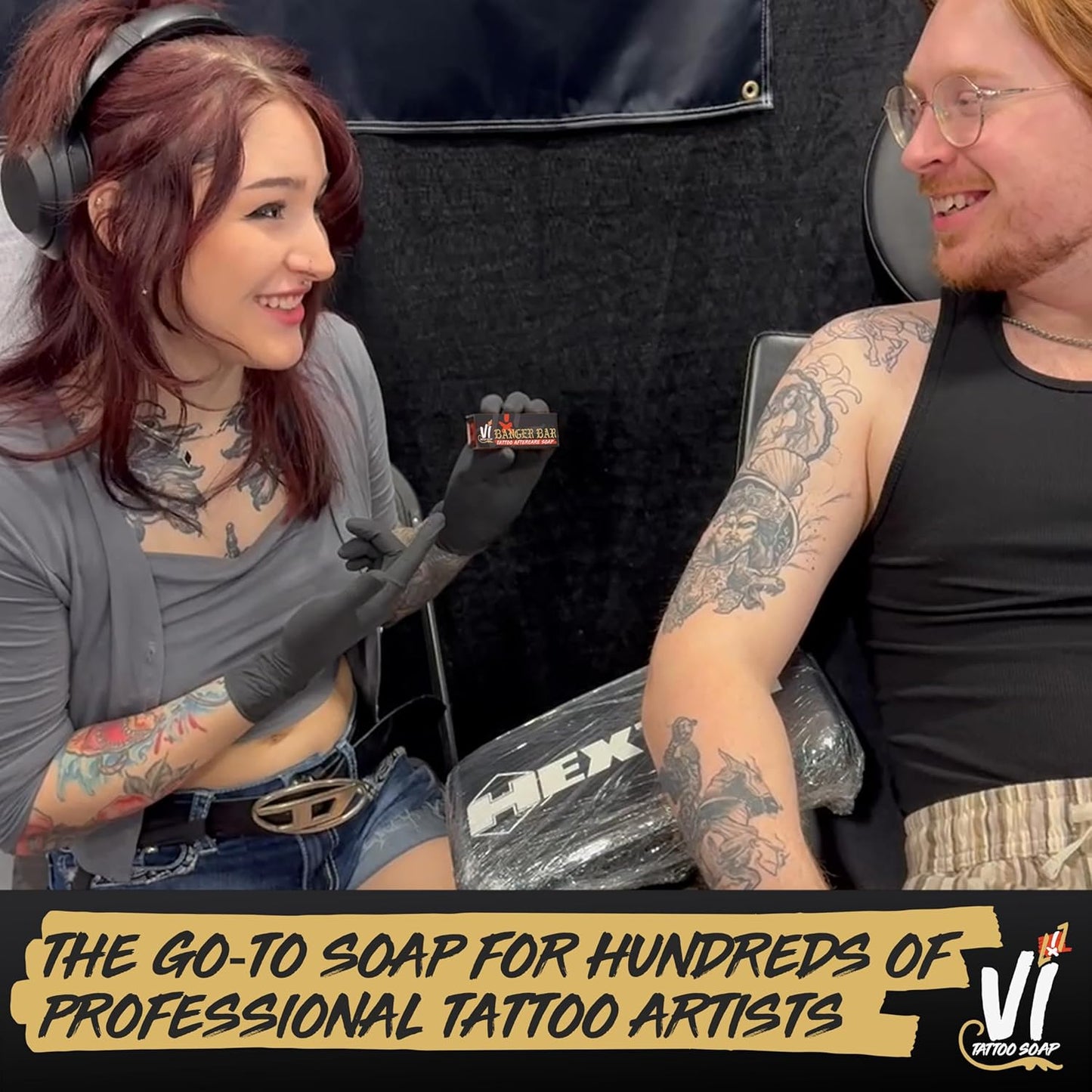 Banger Bars Tattoo Aftercare Bulk Soap – 72 Count Variety Pack | Individually Packaged 0.4oz Bars for Artists, Studios & Shops | Unscented Gentle Cleansing Formulas, Wholesale Supplies