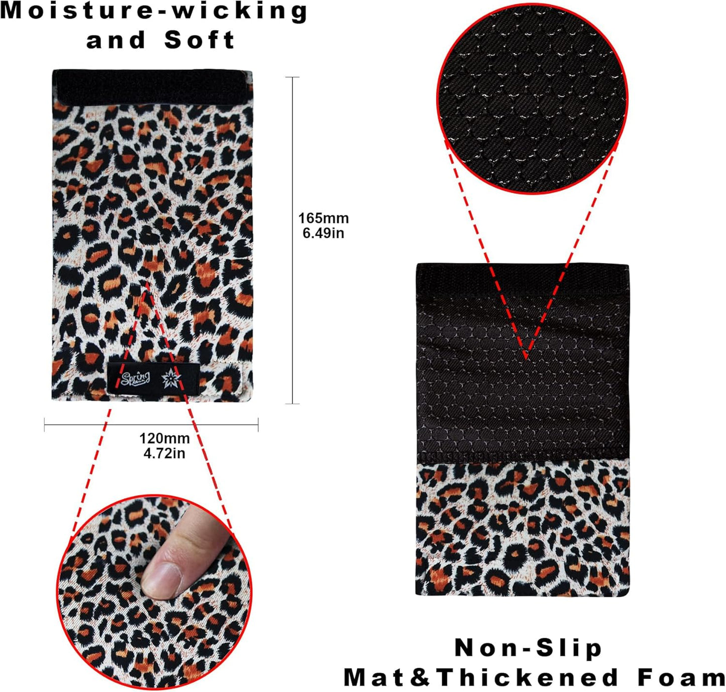 Spring Seaon Universal Walker Handle Padded -Hand Grip (2 Pack) Covers Non-Slip Cushion Padding for Folding Rolling Walker,Rollator Handle-Crutch Handle Pad Grips- Mobility Aid