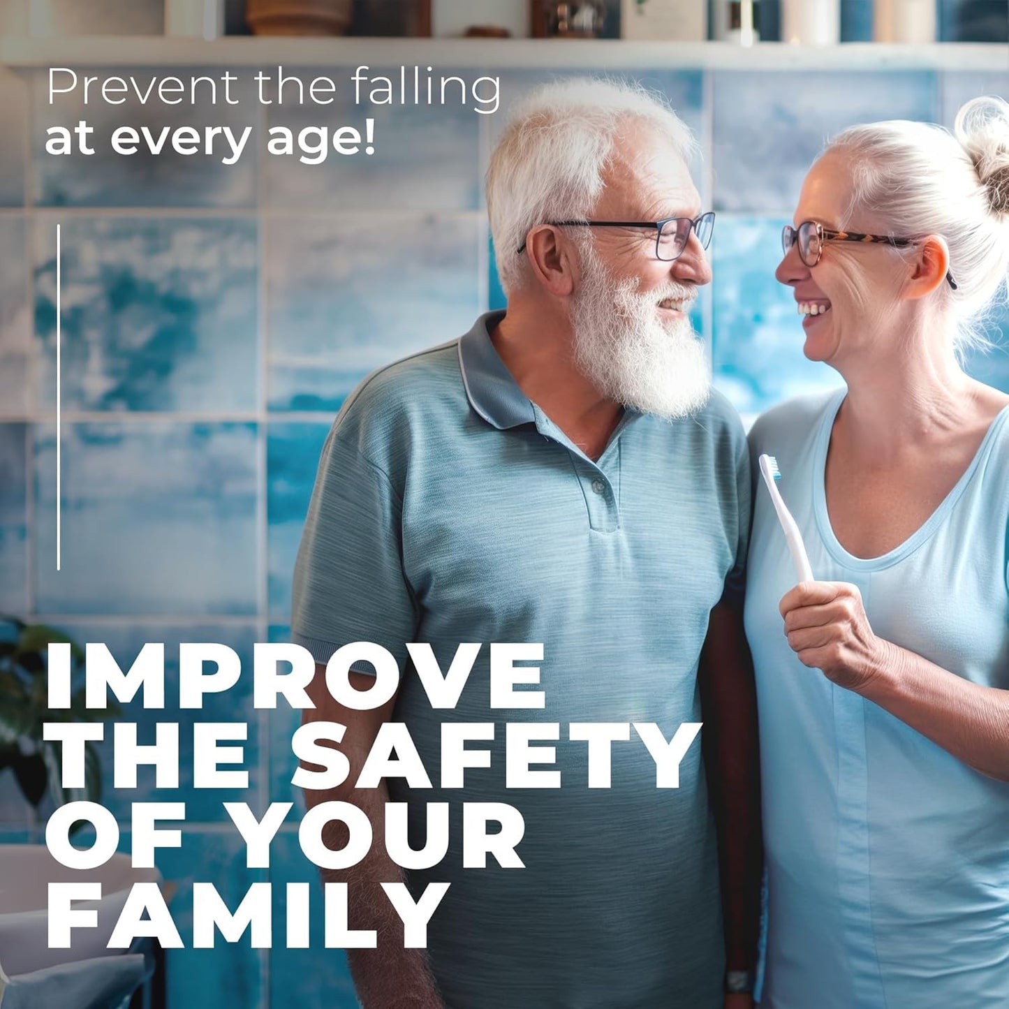 Anti Slip Shower Stickers 24 PCS, Gray Non-Slip Shower Strips for Adults, Premium Adhesive Bath Tub Stickers