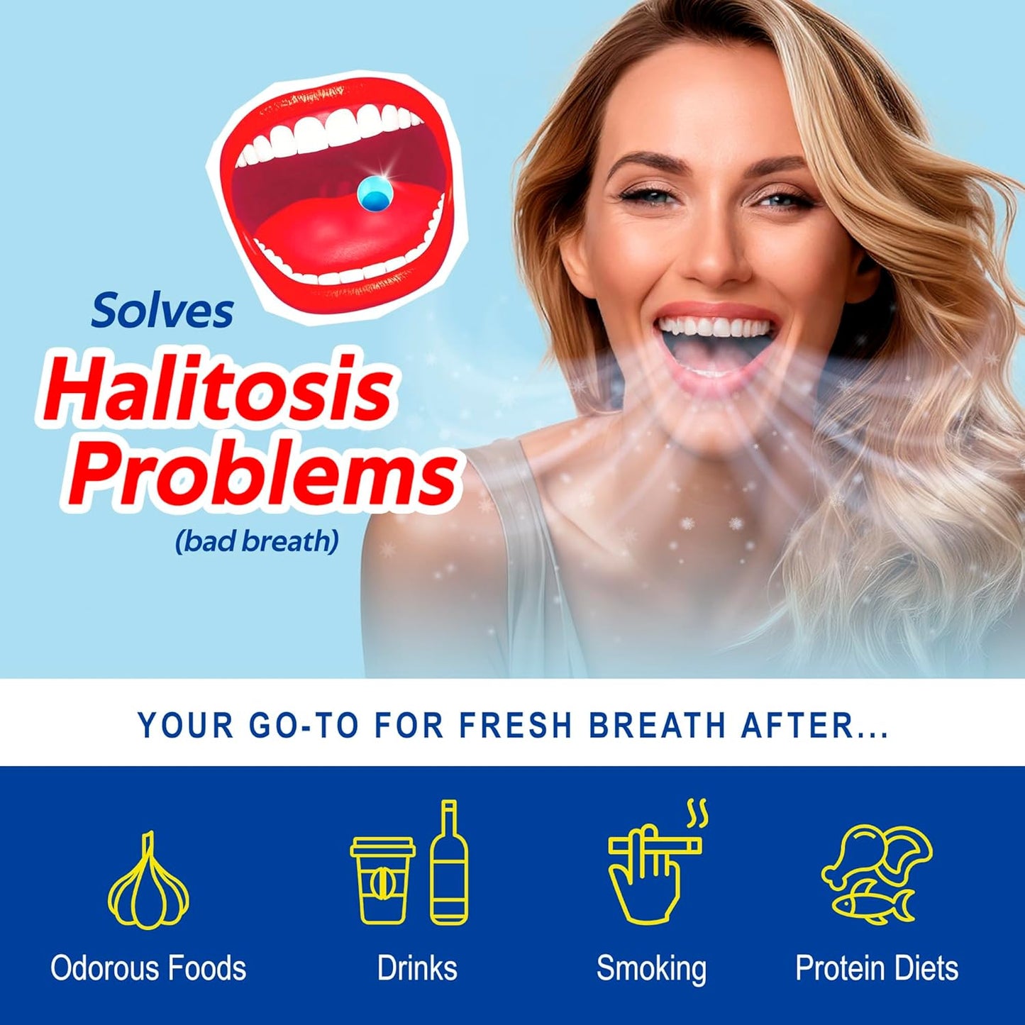 PaperMints CoolCaps - Instant Fresh Breath Mints Sugar-Free 4 Pack - 160 capsules. Extreme Bad Breath Treatment for Adults, Breath Freshener Pearls for Halitosis Treatment Keto-Friendly Strawberry