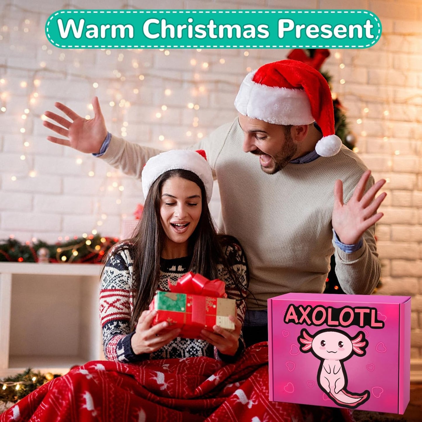 Microwave Heating Pad for Pain Relief, 16" x 11" Microwavable Heating Pads for Cramps, Back Pain, Neck Shoulder, Muscles, Knee, Joints, Natural Heat Pack Moist Heat, Mint Axolotl