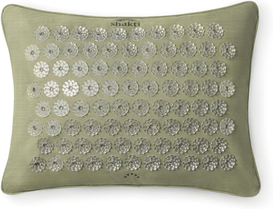 ShaktiMat Premium Acupressure Pillow, Original Intensity in Tulsi, Massage Muscles, Aid Sleep & Unlock Inner Tension | Similar to Acupuncture, No Needles Required