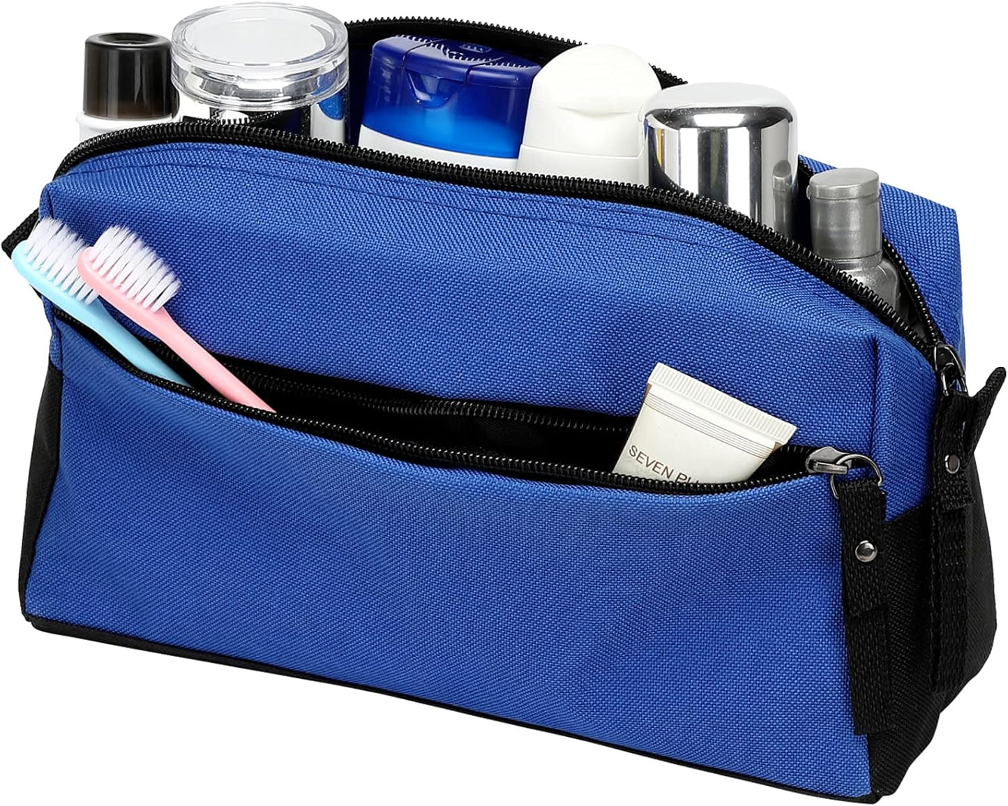 BuyAgain Toiletry Bag, Toiletry Travel Bathroom Bag Waterproof Cosmetic Make up Pouch Dopp Kit For Men or Women, Royal Blue