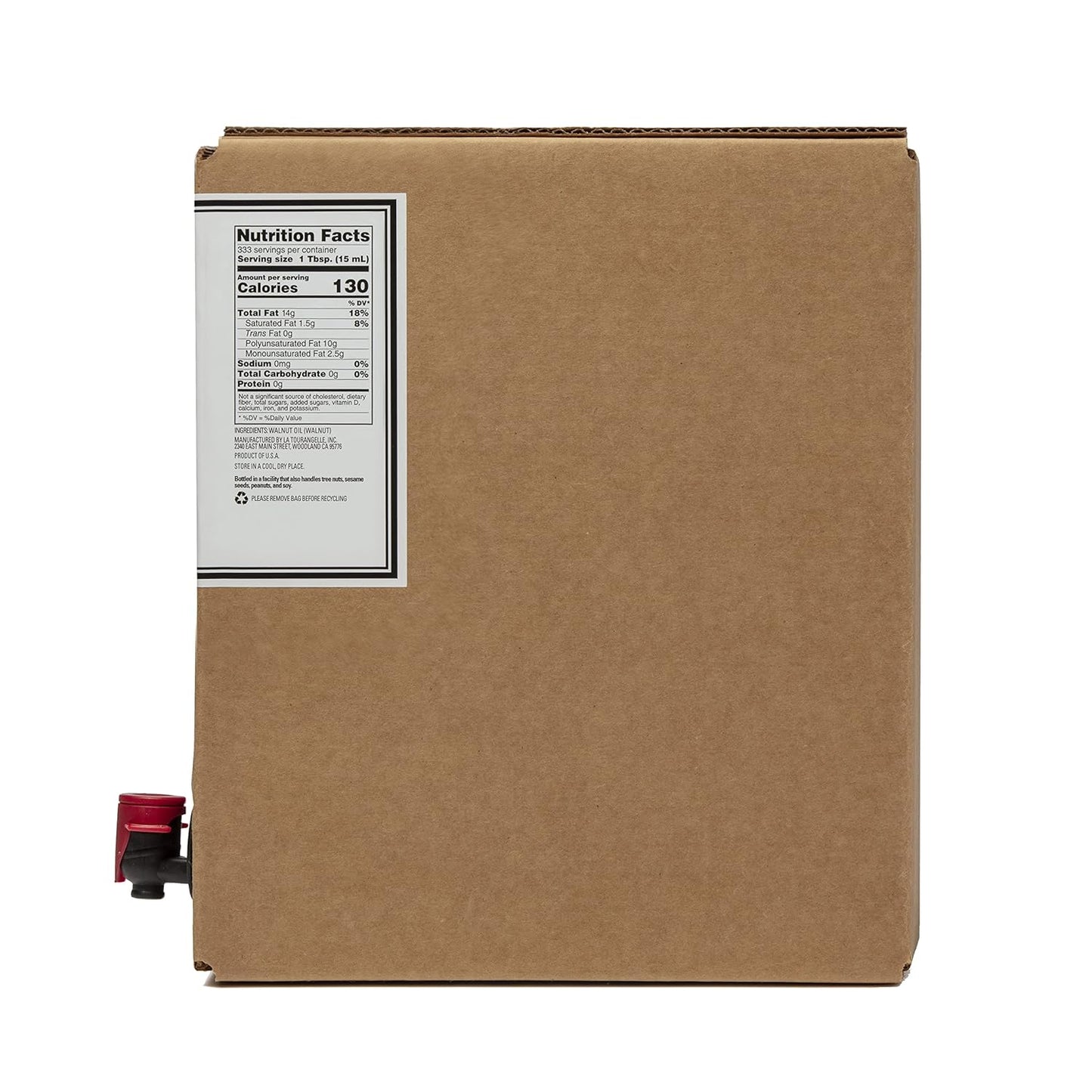 La Tourangelle, Roasted Walnut Oil, Plant-Based Source of Omega-3 Fatty Acid, Cooking, Baking, & Beauty, 169 fl oz