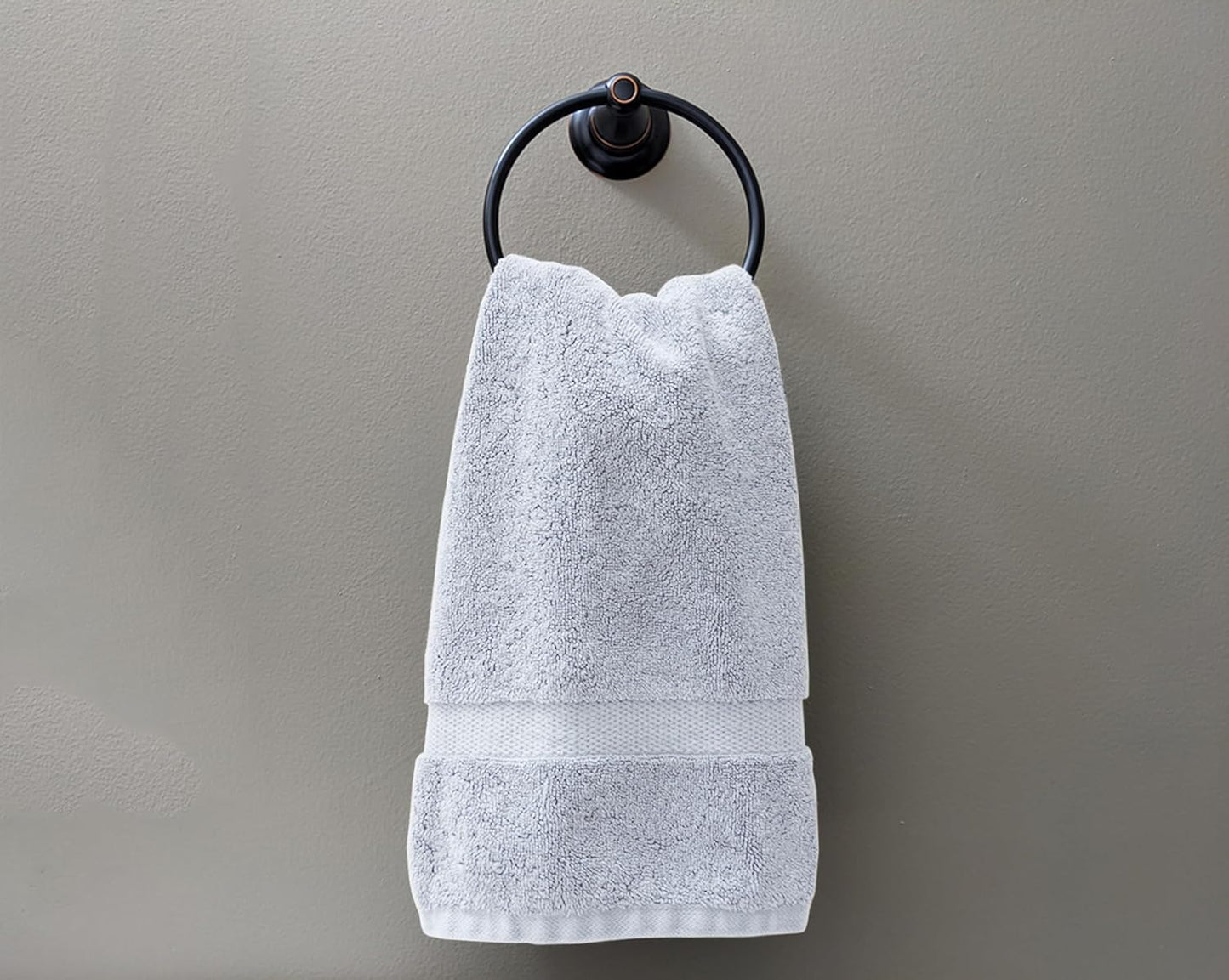 Delara 100% Organic Cotton Towels 650 GSM Plush Feather Touch Quick Dry Hand Towel, Pack of 24 GOTS Certified, Oeko-Tex Green Certified, Organic Cotton Hand Towel, 20"X30"