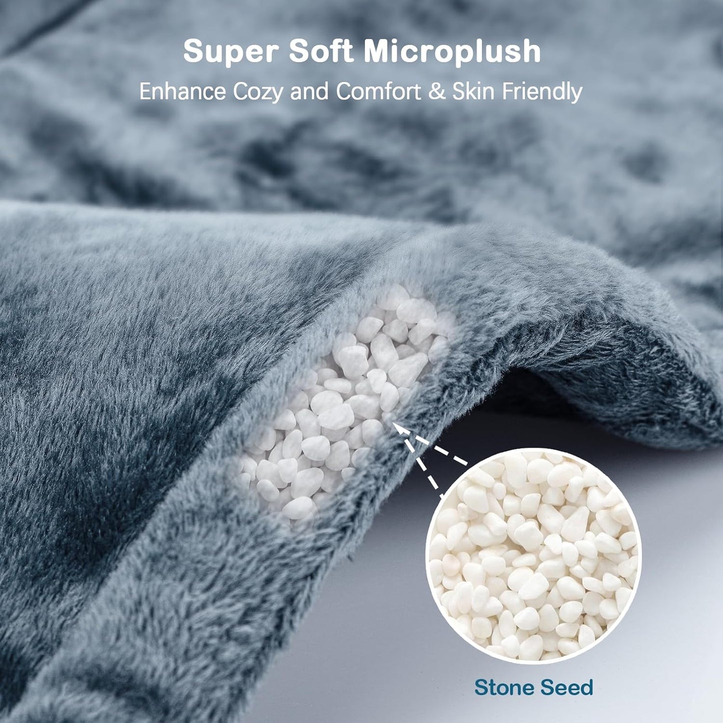 NIUONSIX Heating Pad for Neck and Shoulder Birthday Christmas Gifts for Women Men Mom Dad Weighted Heated Pad for Pain Relief 6 Heat Settings 2H Countdown