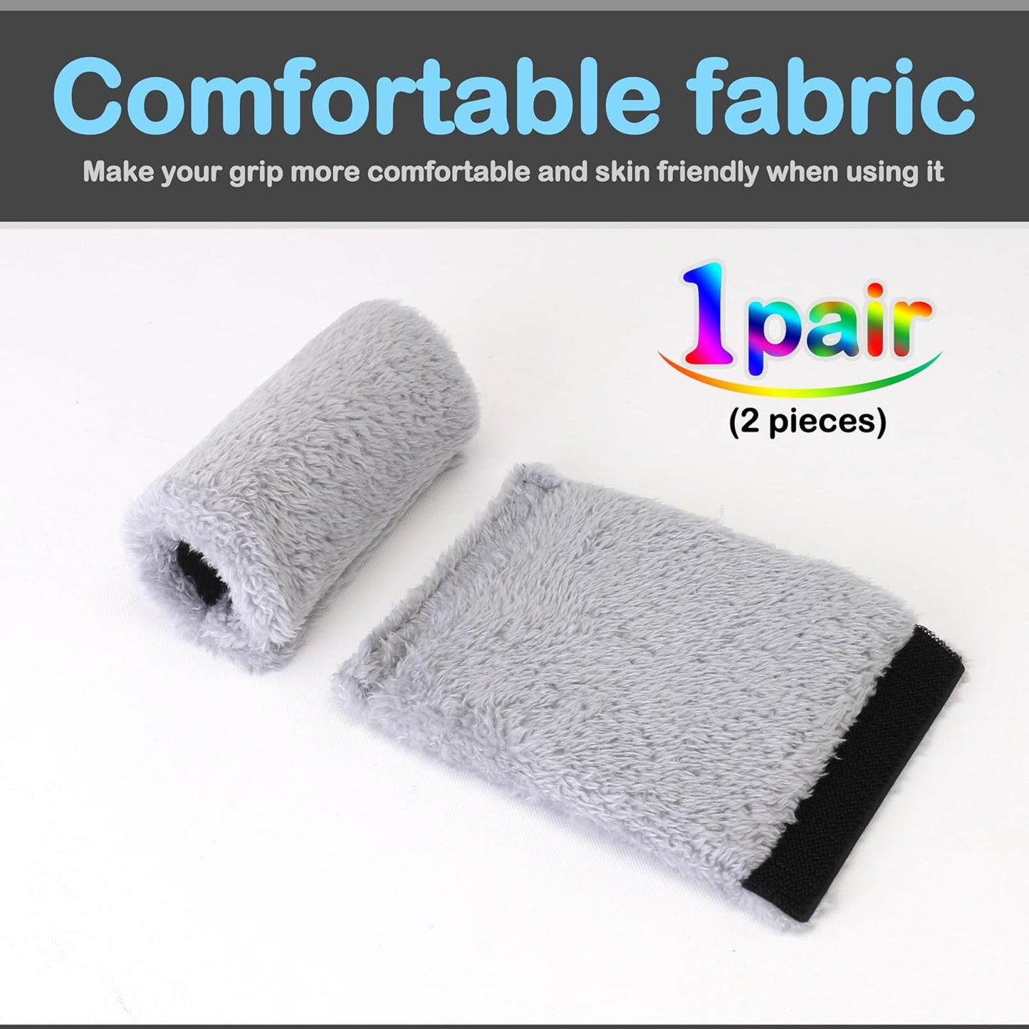 Walker Handle Pads Walker Handle Cushions Walker Padded Hand Grip Covers Mobility Aid (WH2513B)