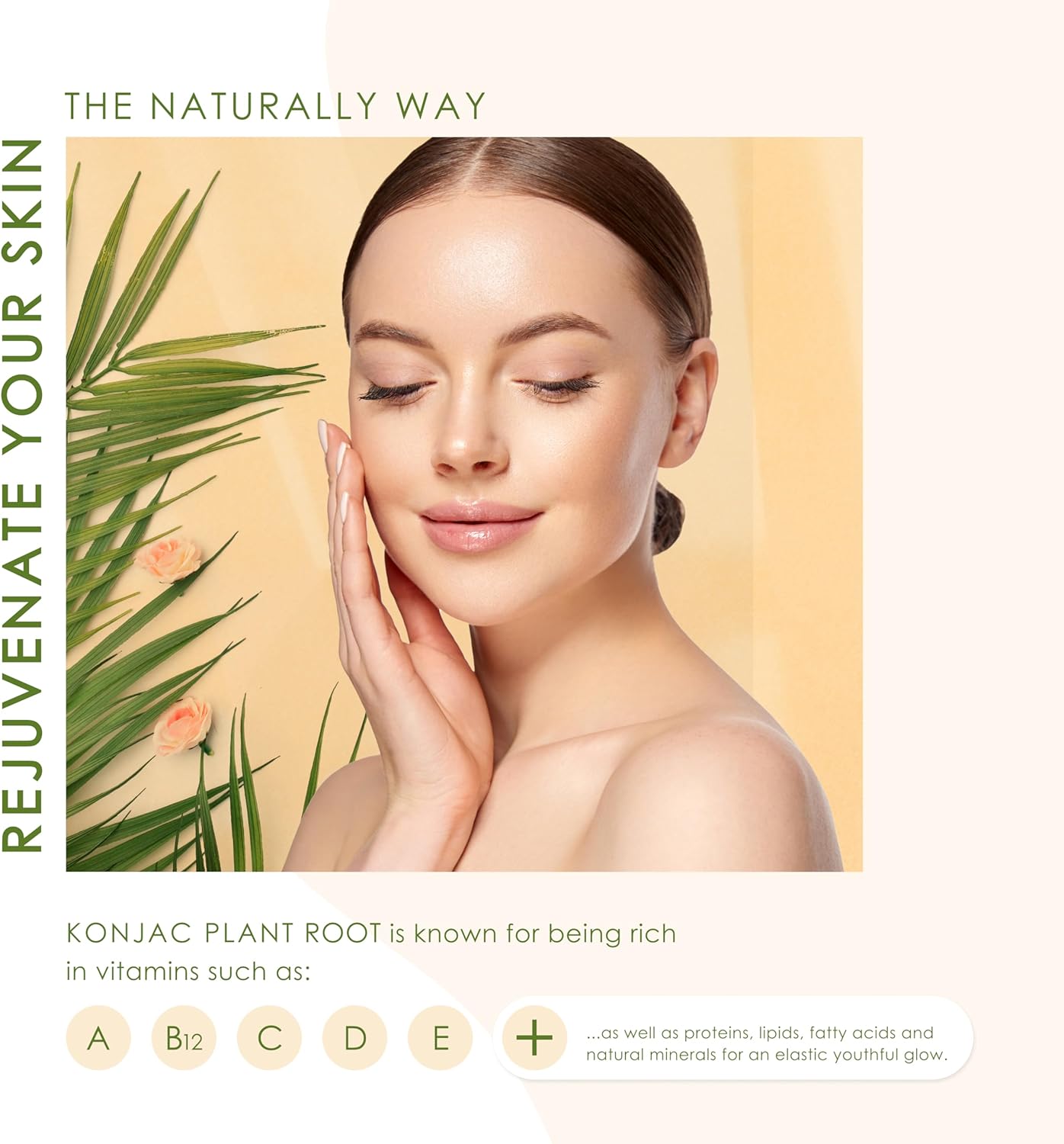 Konjac Exfoliating Face Sponge for Cleansing & Facials (4 Pack) | Microplastic Free 100% Natural | Non-Toxic | Biodegradable | Eco-Friendly | Plastic Free Packaging