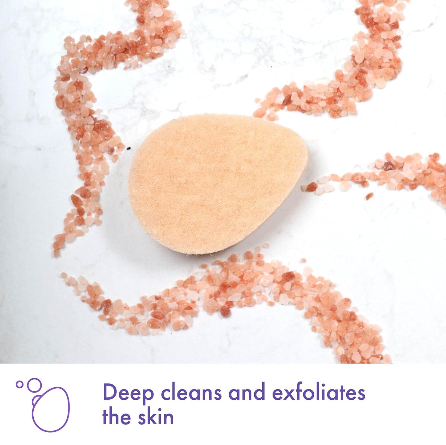 Buf-Puf Gentle Facial Sponge, Dermatologist Developed, Removes Deep Down Dirt & Makeup That Causes Breakouts and Blackheads, Reusable, Exfoliating, 1 Count (Pack of 2)