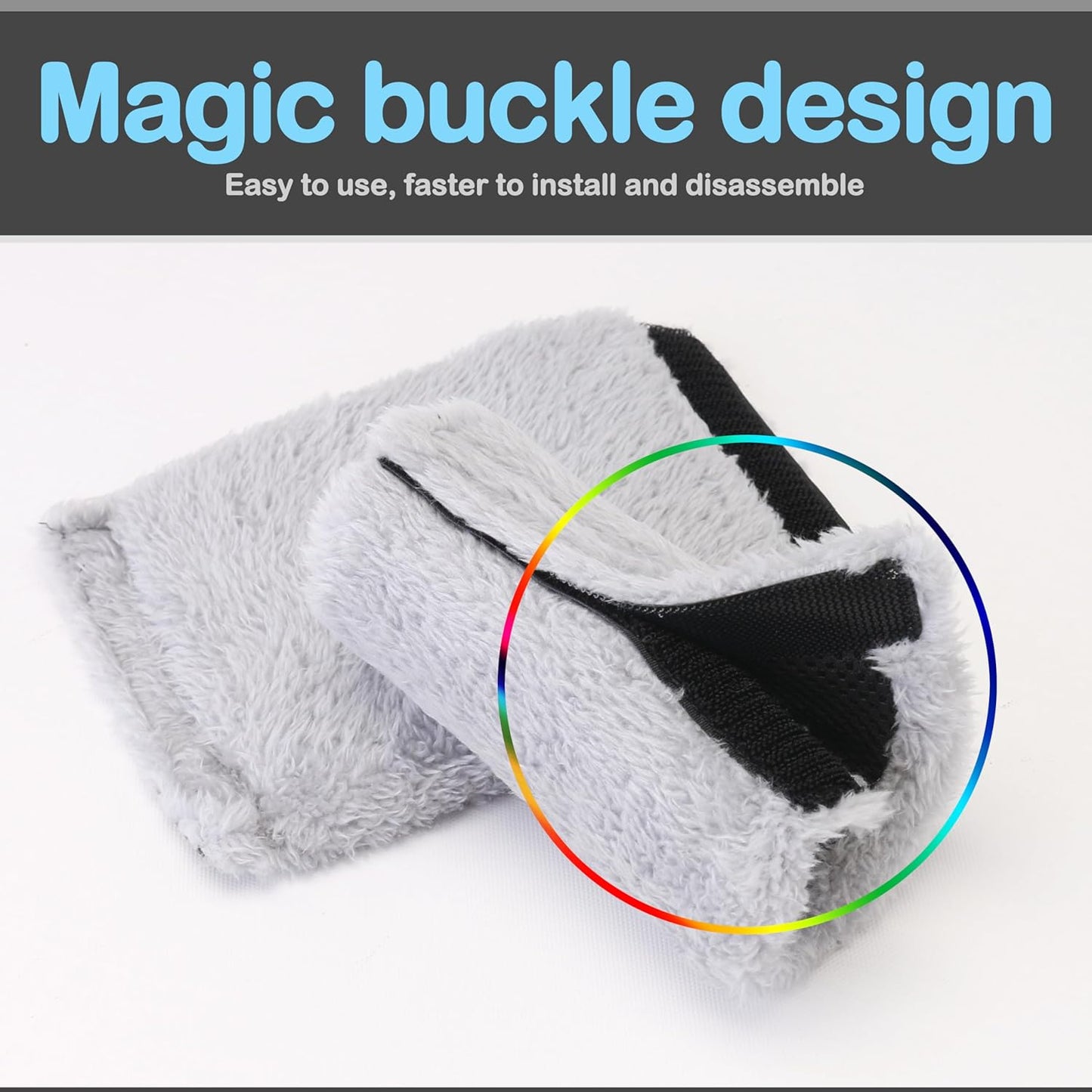 Walker Handle Pads Walker Handle Cushions Walker Padded Hand Grip Covers Mobility Aid (WH2513B)