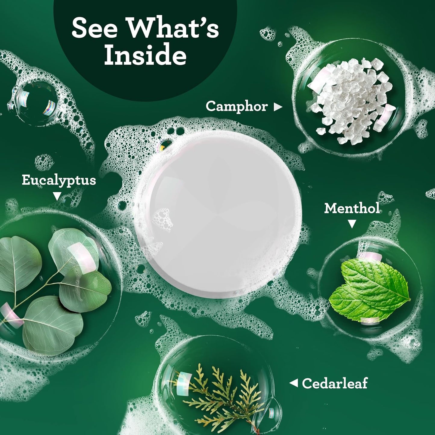 GuruNanda Eucalyptus Vapor Shower Tablets, Clean-Dissolving Aromatherapy Shower Steamers with Eucalyptus & Menthol, Promotes Relaxation, Ideal for Gifting, 10 Count