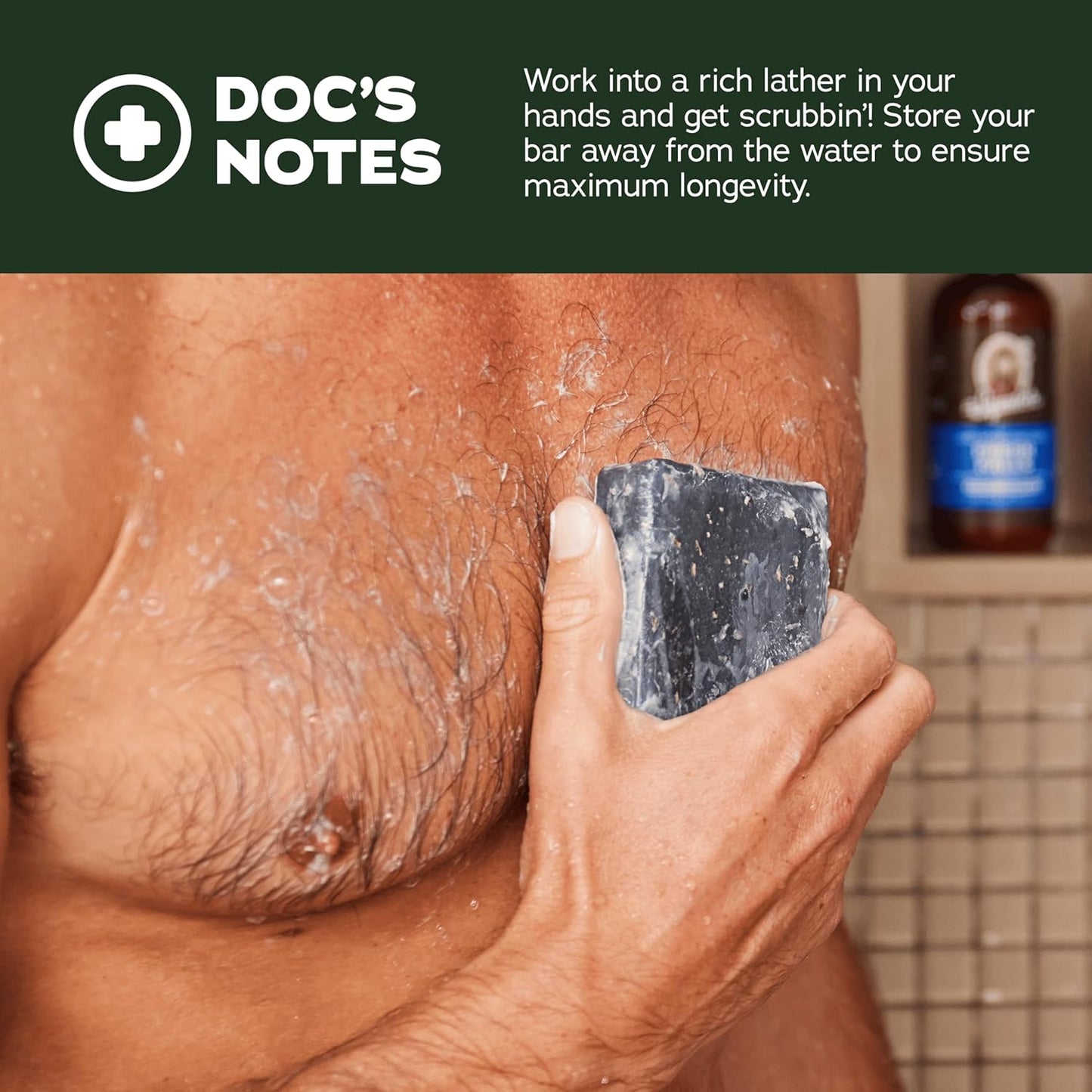 Dr. Squatch Natural Bar Soap for Men - Cold Process Soap with No Harsh Chemicals - Sierra Storm, Sandalwood Summit & Birchwood Breeze (5 oz, 3-Pack)