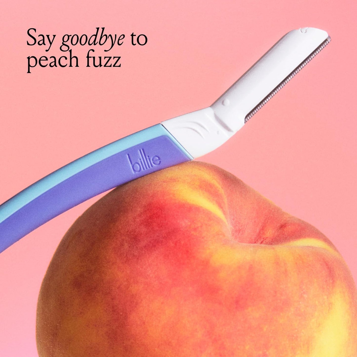 Billie - Dermaplane Starter Kit - Reusable Handle + 3 Refill Blades - Remove Facial Hair + Perfectly Shape Brows - Dermatologist-Approved - WaterPark