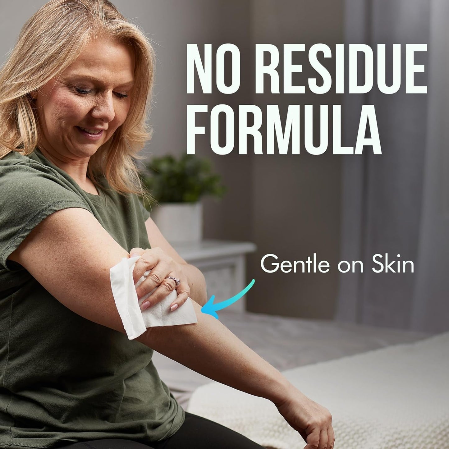 Extra Large Bath Wipes for Adults No Rinse - 80 Disposable Body Cleansing Cloths for Men, Women & Elderly - Great for Gym, Camping, Post Surgery