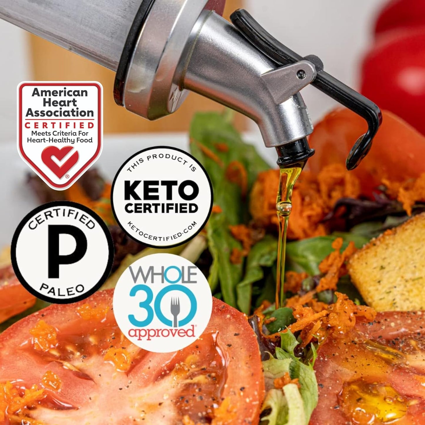 Fresh Press Farms Cold Pressed Extra Virgin Sunflower Oil, 16.4 Fl Oz (Pack of 2), High Oleic, Georgia Grown, 100% American Made, Unrefined, Certified Whole30, Non-GMO, Keto, Paleo, Gluten Free