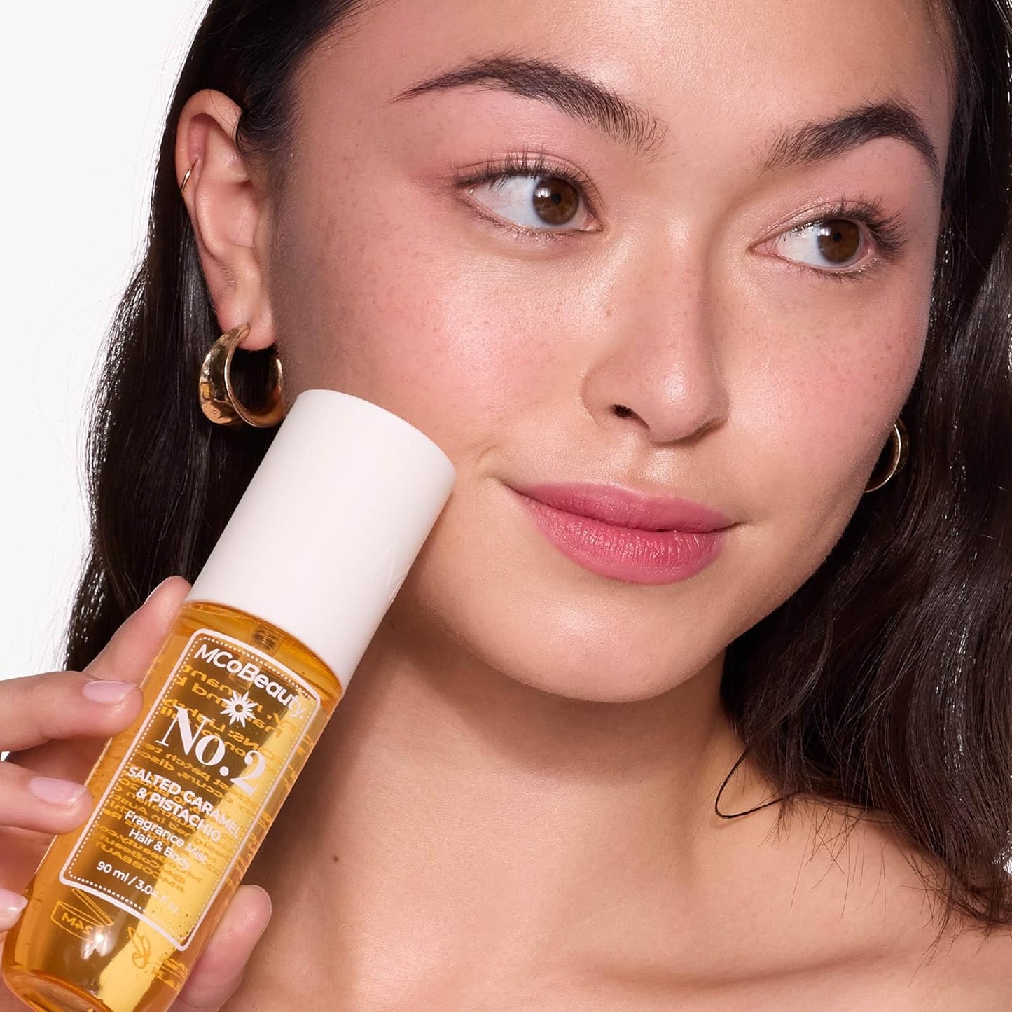 MCoBeauty - Fragrance Mist No.3 - Light Body and Hair Spray with Sweet Blossom, Dragon Fruit and Lychee - Gifts for Women, Cute Stuff, Feminine Spray, Self Care Gifts for Women - 90ml Bottle