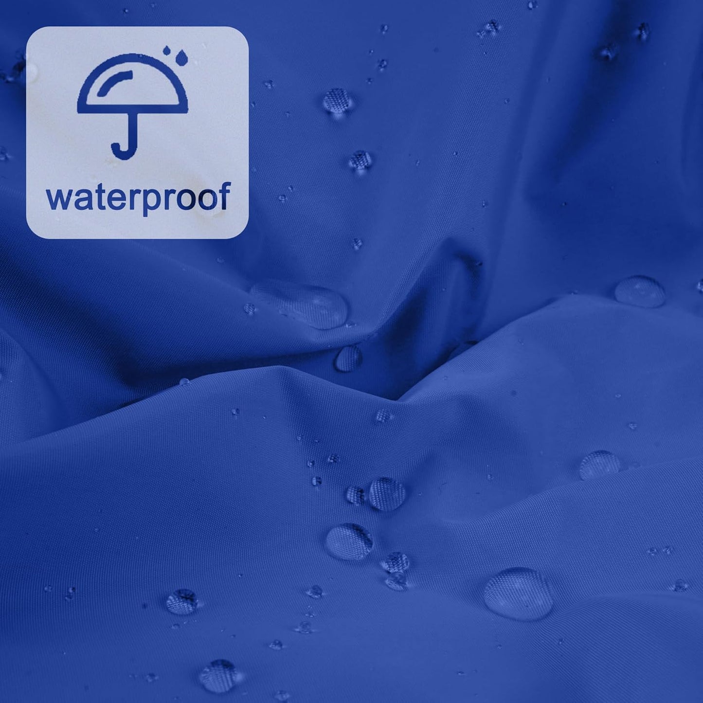 Reusable Shower Cap for Women, Large Waterproof Shower Essentials Bonnet Washable Elastic Band Bath Hair Wrap Hat for Long Hair, Braids(Dark Blue)