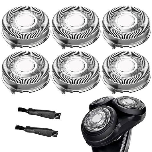 SH50 Replacement Heads Compatible with Philips Norelco Series 5000 Replacement Heads,SH50 Replacement Blades for Philips Norelco Series 5000 Electric Shaver S5210 S5380
