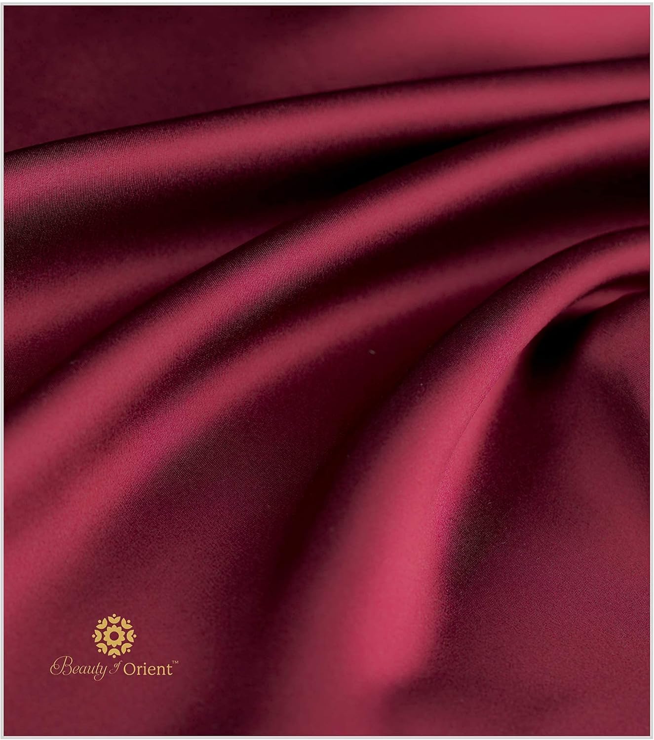 19 Momme Premium Mulberry Silk Pillowcase for Hair and Skin | Handcrafted Hypoallergenic & Anti-Acne 100% Silk Pillow Cases with Zipper | King - 20" x 36", Red Velvet