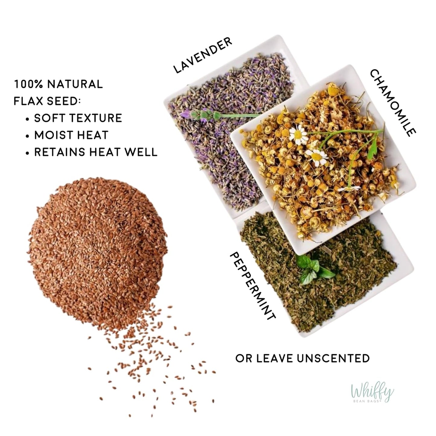 Large Microwave Heating Pad with Flax Seed, Scented or Unscented, Good For Back Pain or Cramps, Moist Heat Therapy or Ice Pack, Microwavable Bean Bag, 6" x 12" (Pink Floral, Chamomile)